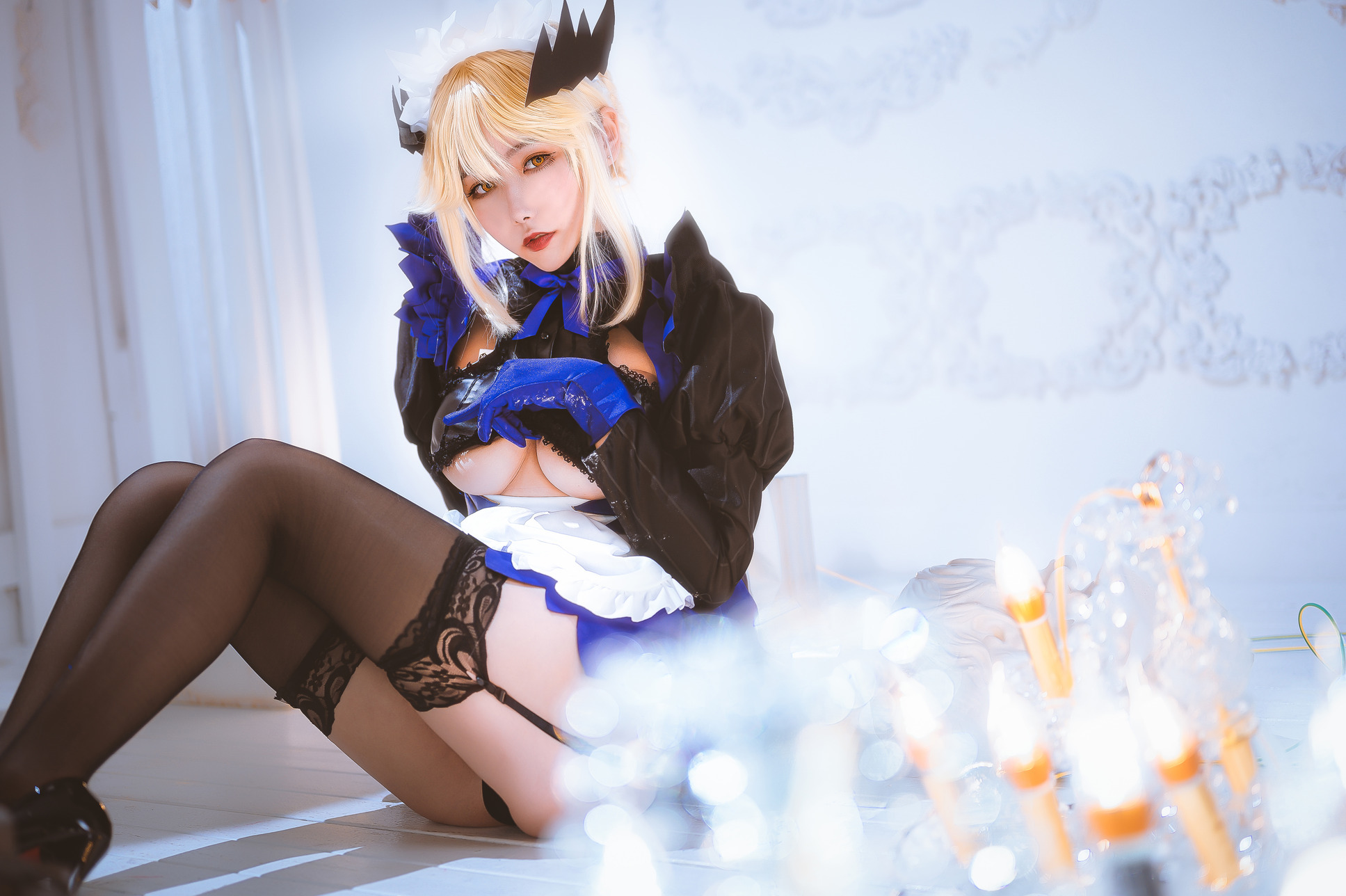 [Momoko Aoi] Artoria Pendragon Alter Black Gun Dumb Maid