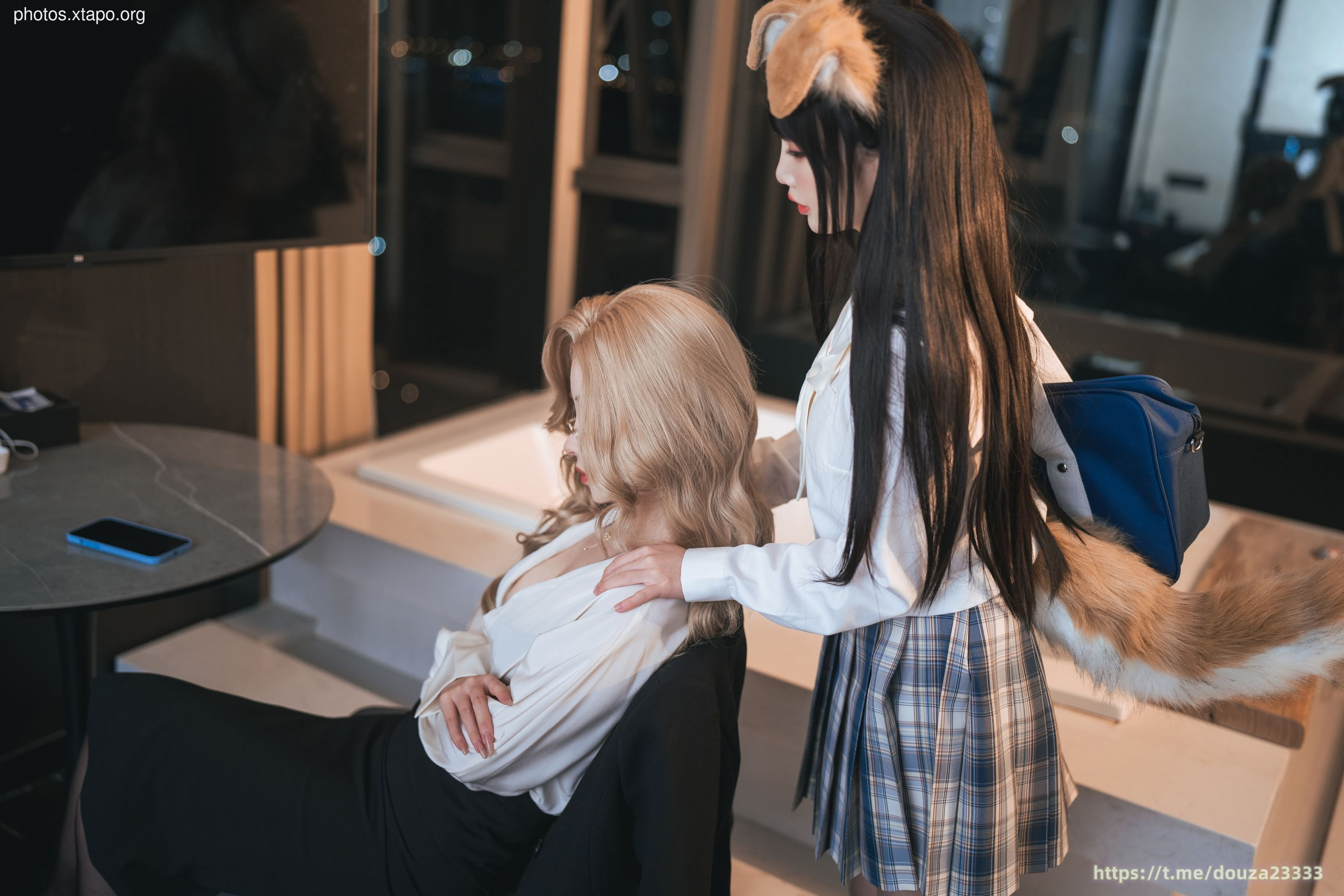 Rioko Liang Liangzi & amp Noodle cake Xianer & nbsp Female President Double