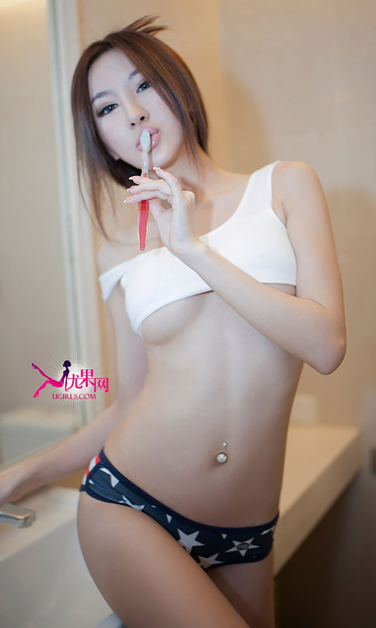 Shi Duoya's Bee waist hips and pretty love stunner Ugirls No.008