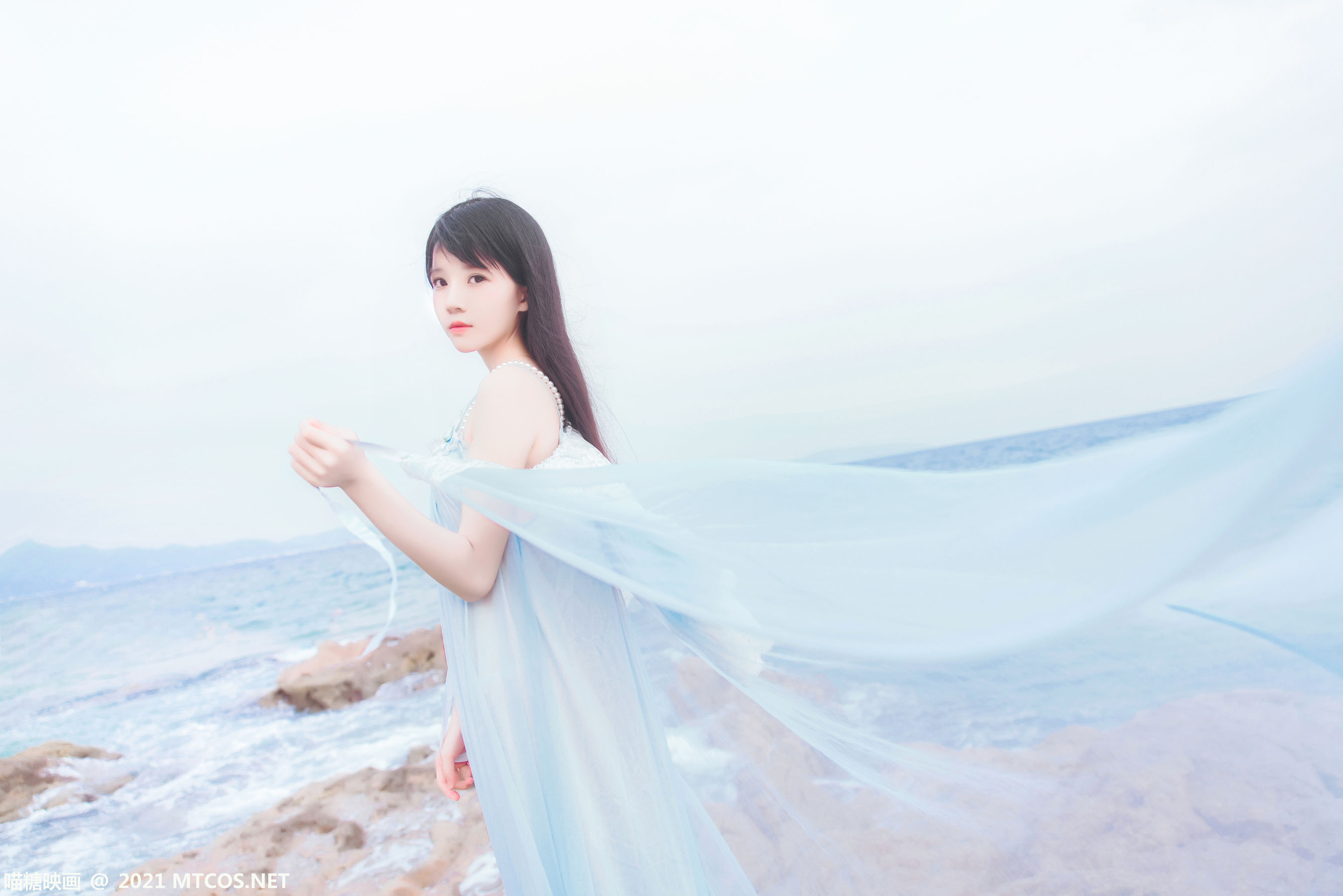 Meow Sugar Scales VOL.380 Seaside long skirt