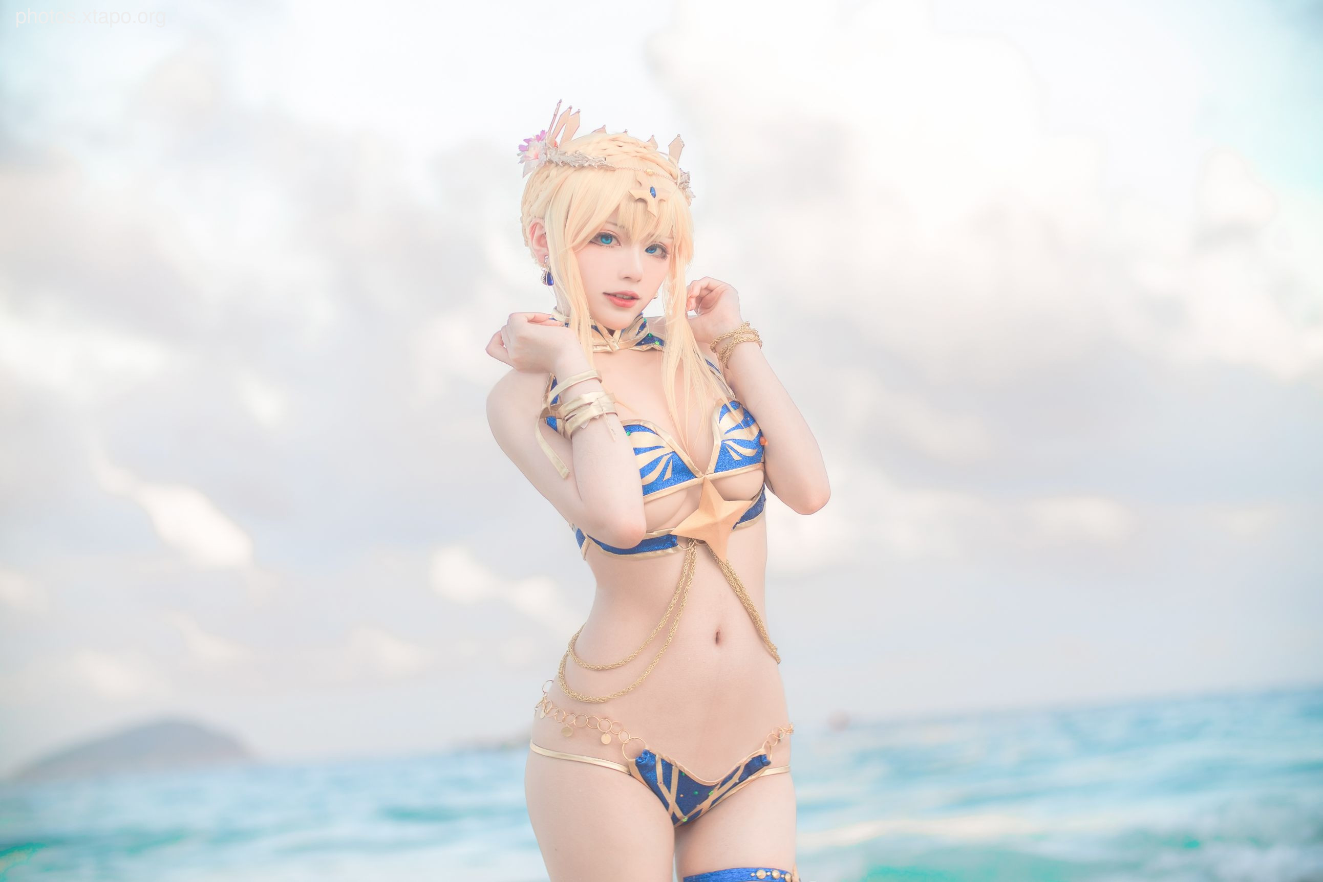 NO.029 White Gun Swimsuit 48P-257MB