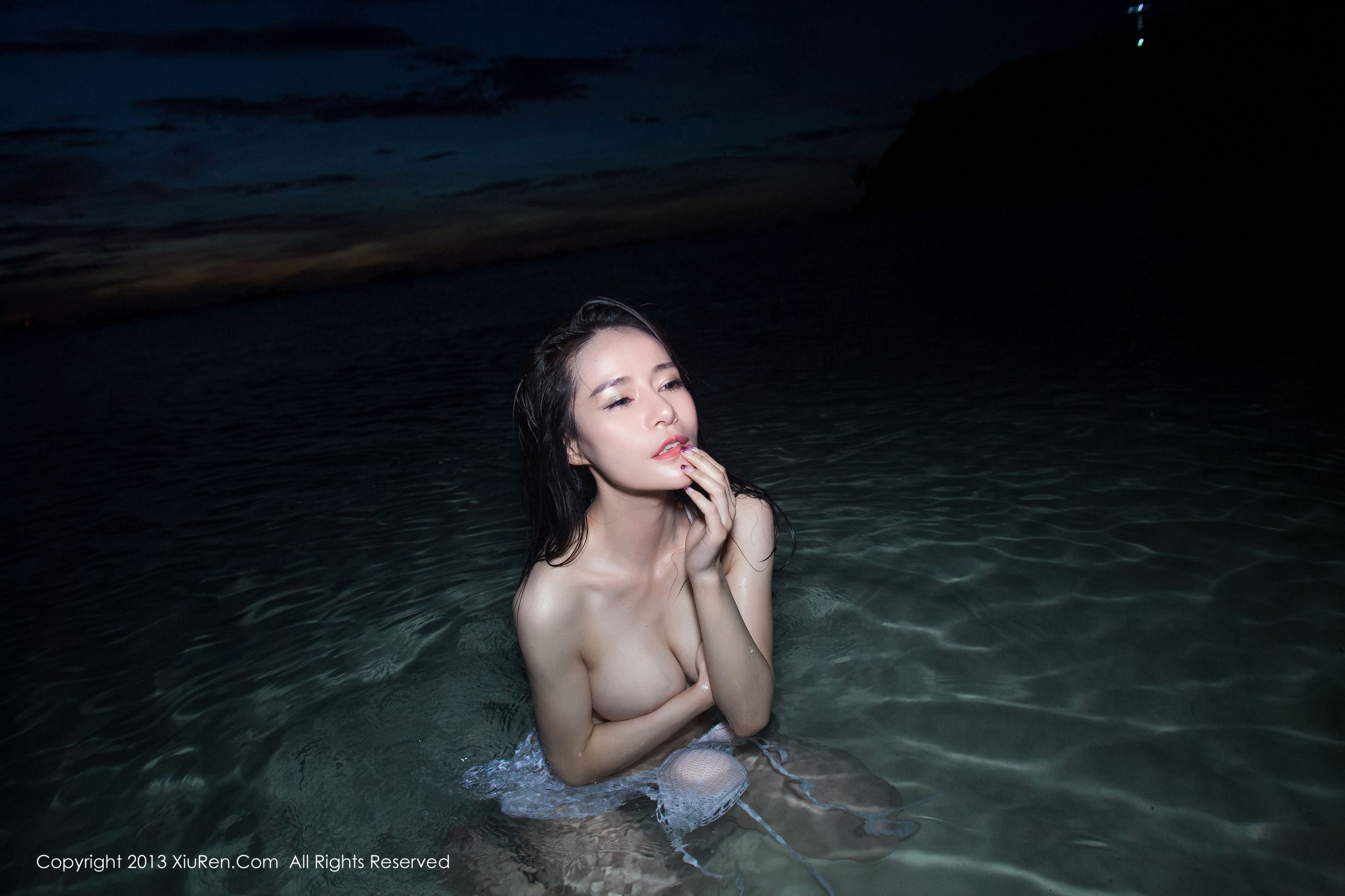 nancy small -seaside beautiful Bikini series Xiuren No.069
