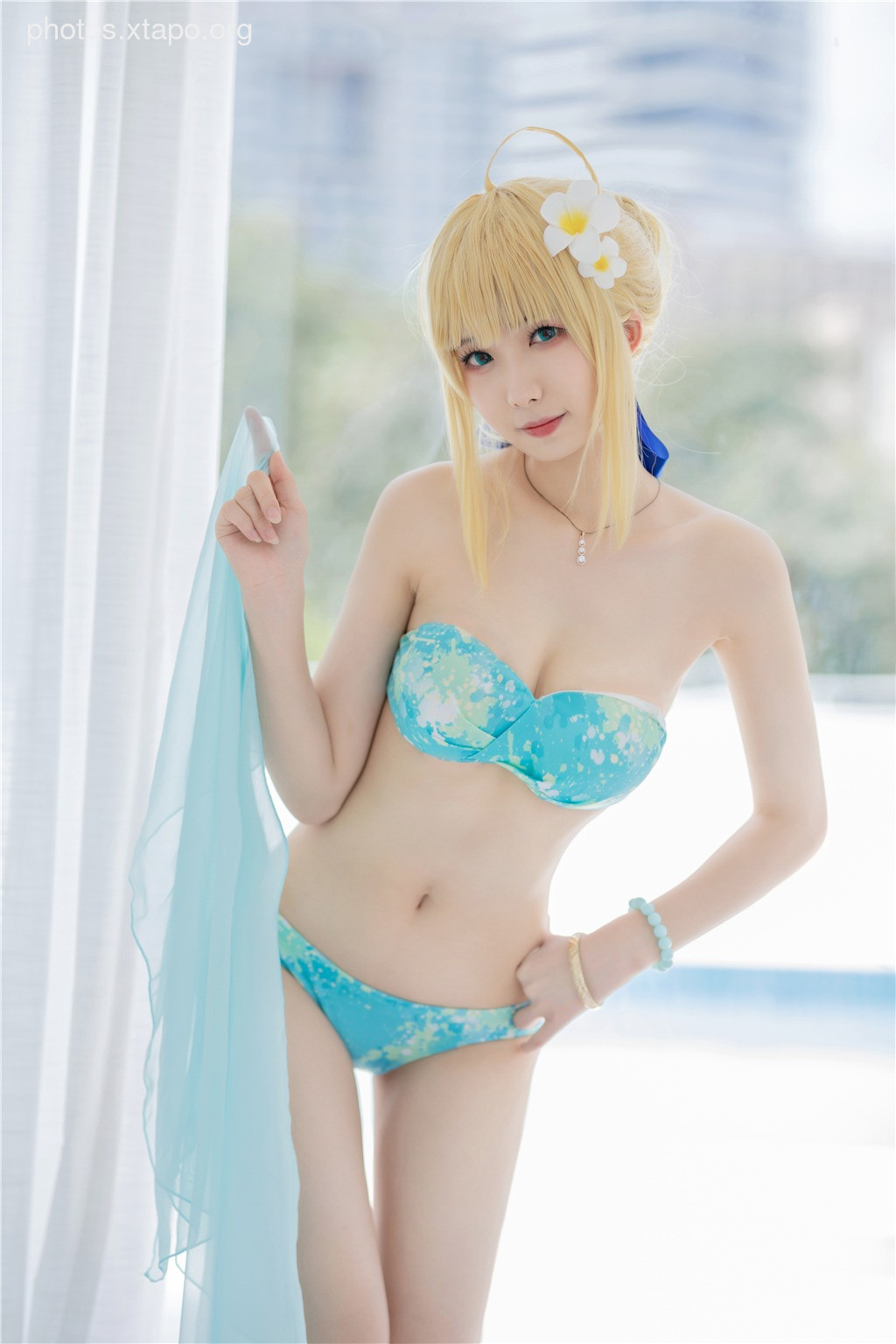 Frontier v - Artoria Pendragon Swimsuit 40P45M