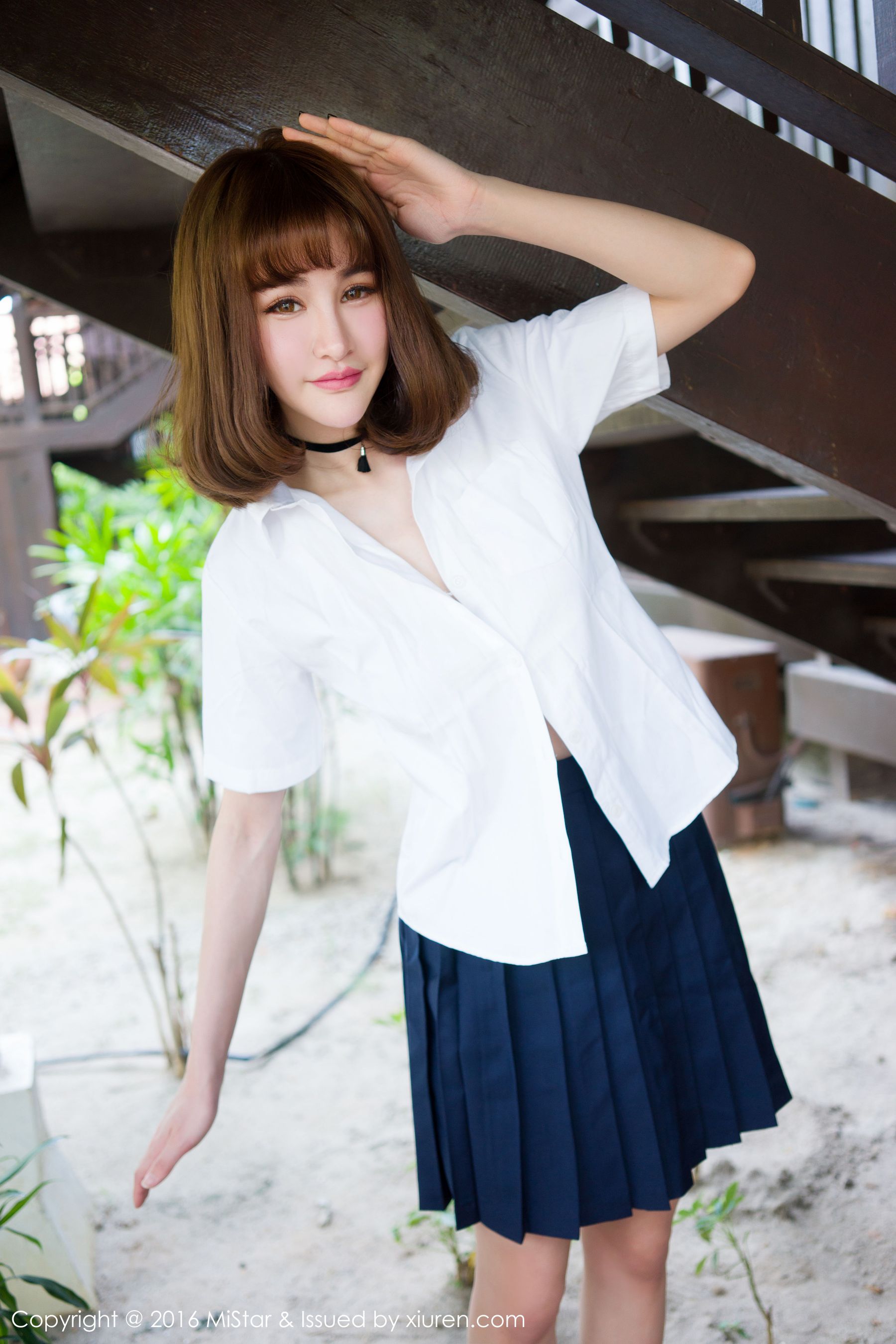 Cheryl Green Tree Langkawi Travel bikinischool uniform Meiyan Club Mistar Vol.076