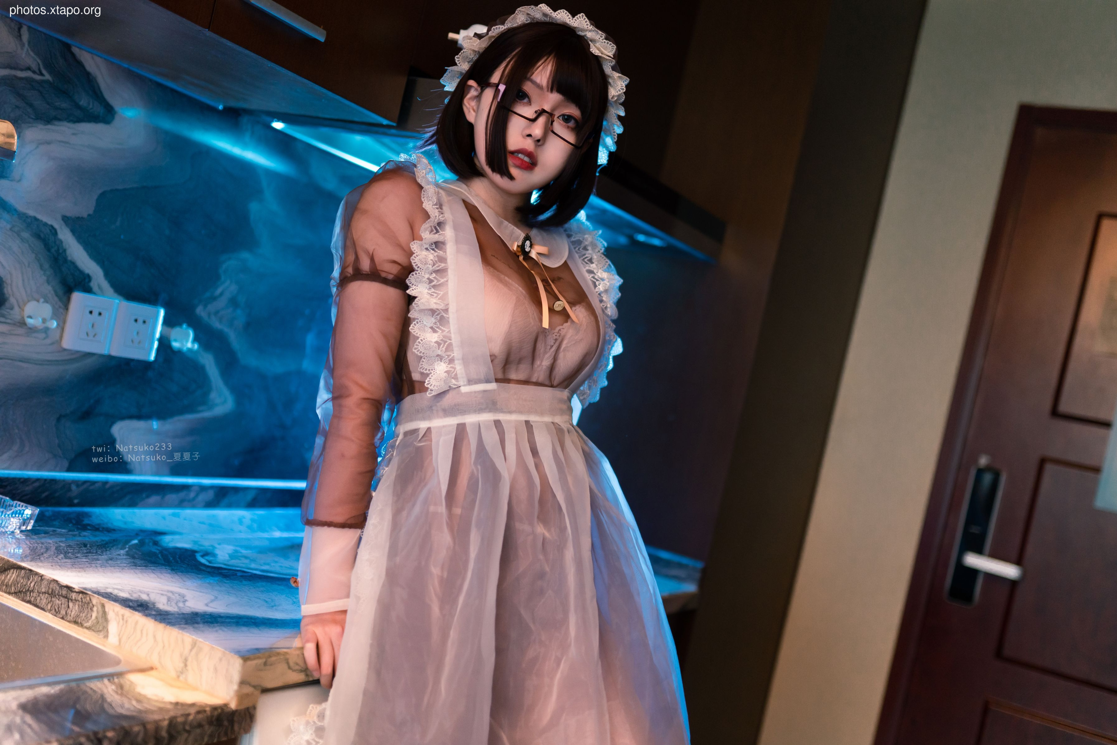 Natsuko Transparent Maid 76P-844MB