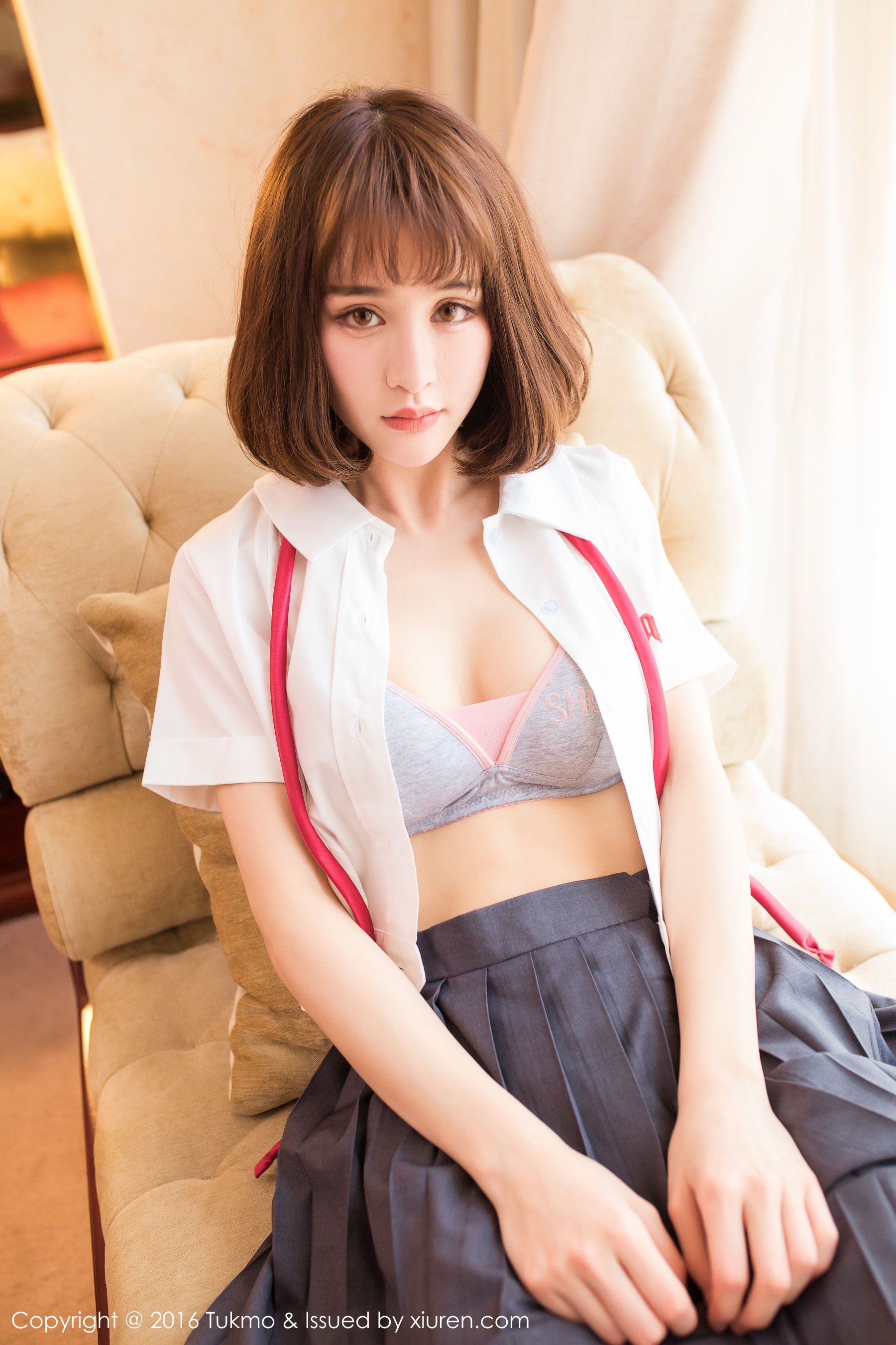 Cheryl Qingshu Student Uniform Series Rabbit Tukmo Vol.093