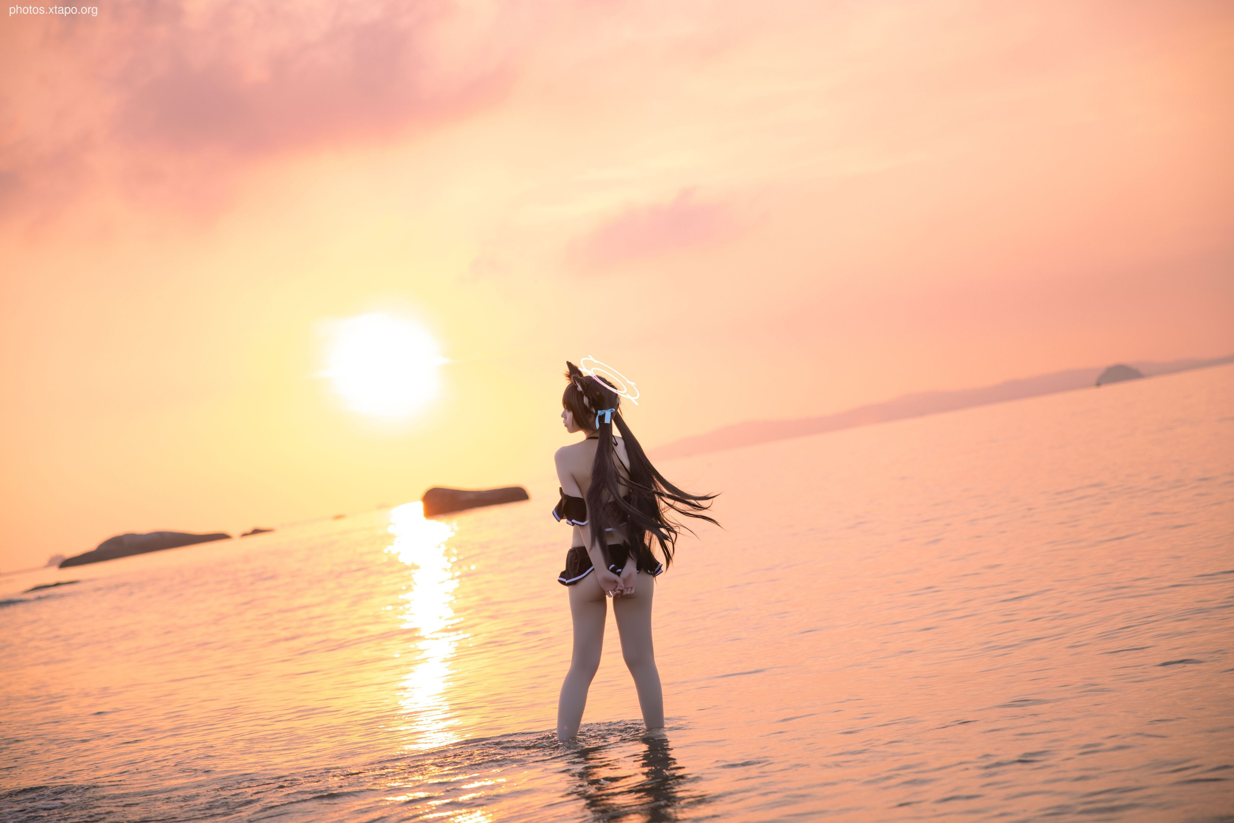 G44 will not be injured in blue archives black see Qin Xiang swimsuit 20p