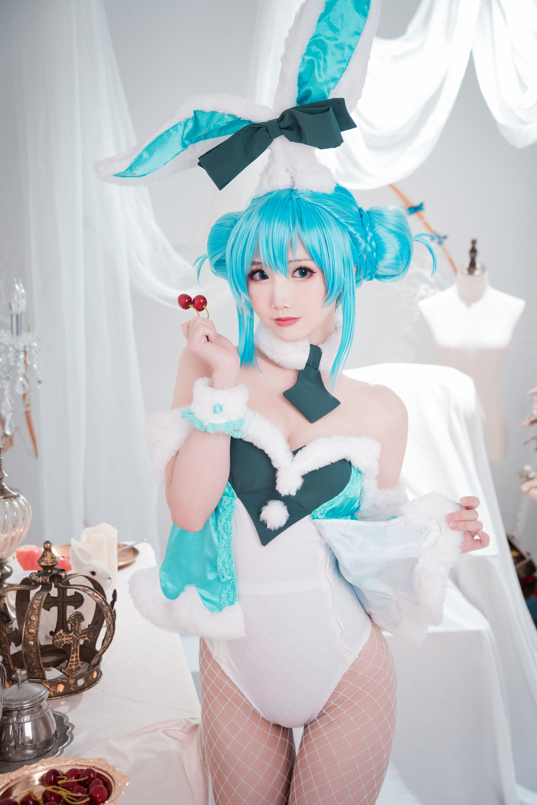 Net Red Coser Cute Popular Coser Noodle Cake Fairy -Hatsune Miku Girl