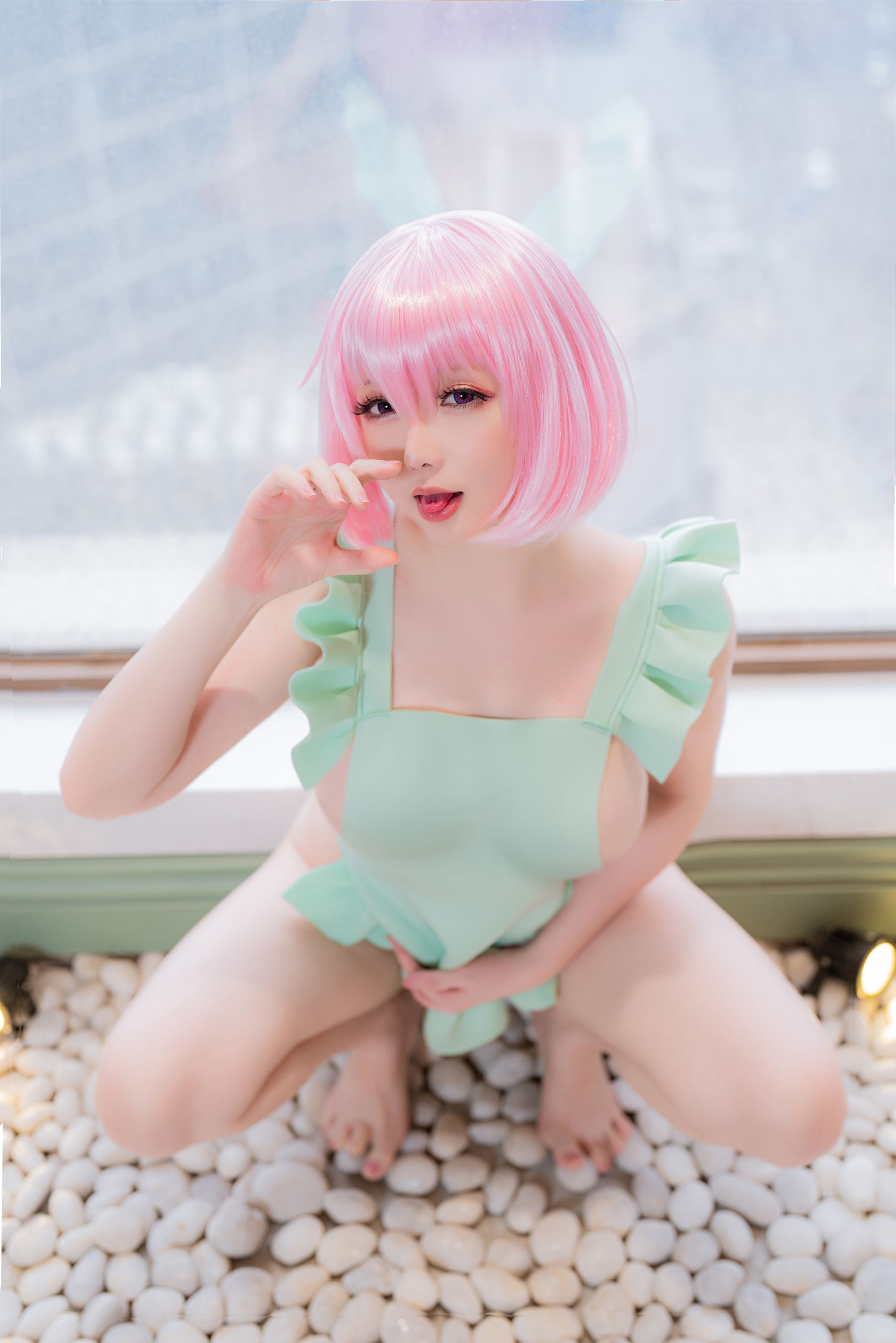 Welfare COS Miss Coser Sister Star Zhi Zhi Zhi -Valentine's Day Dream set group