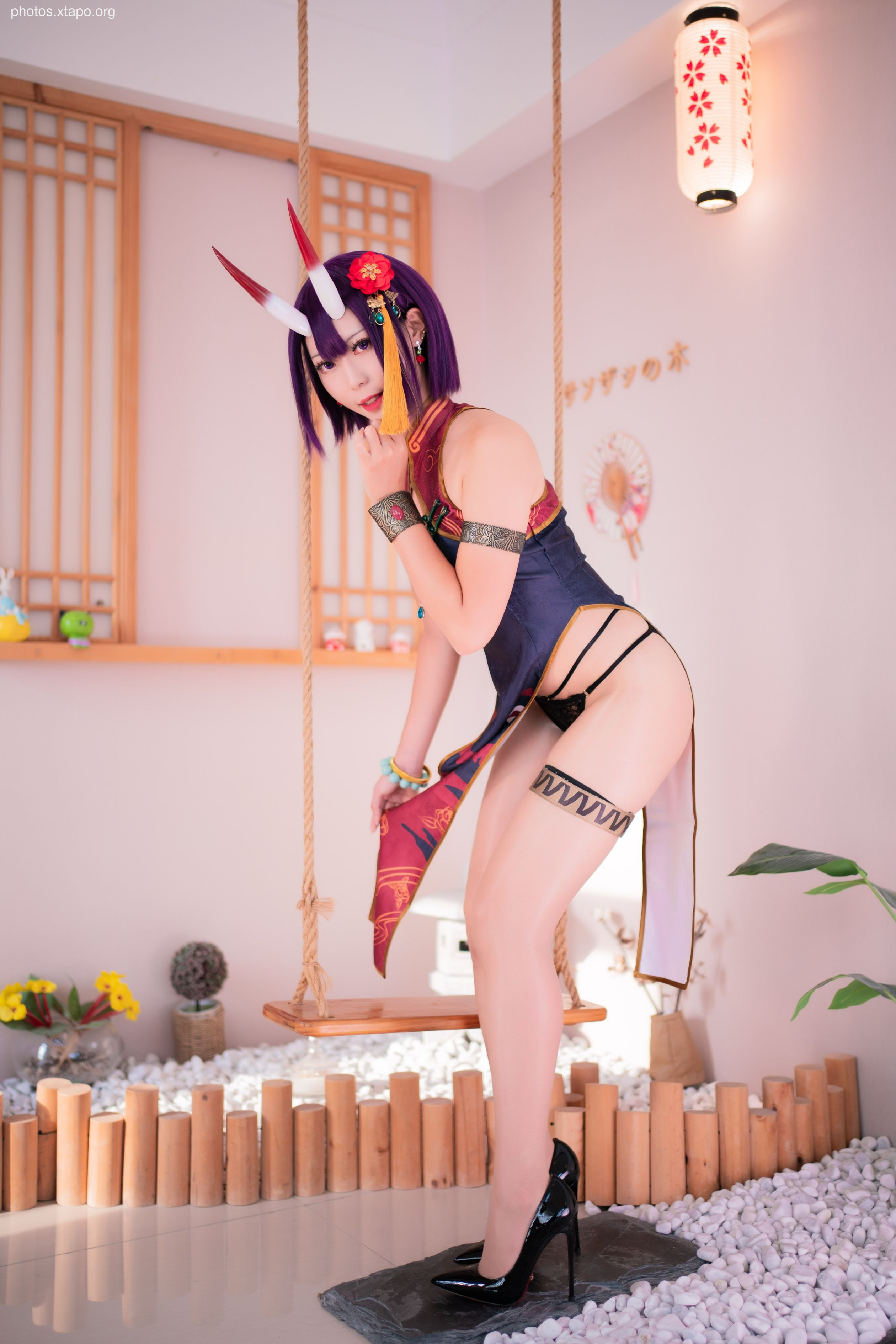 Money cold wine swallow high waist cheongsam 66P1V-5.16GB