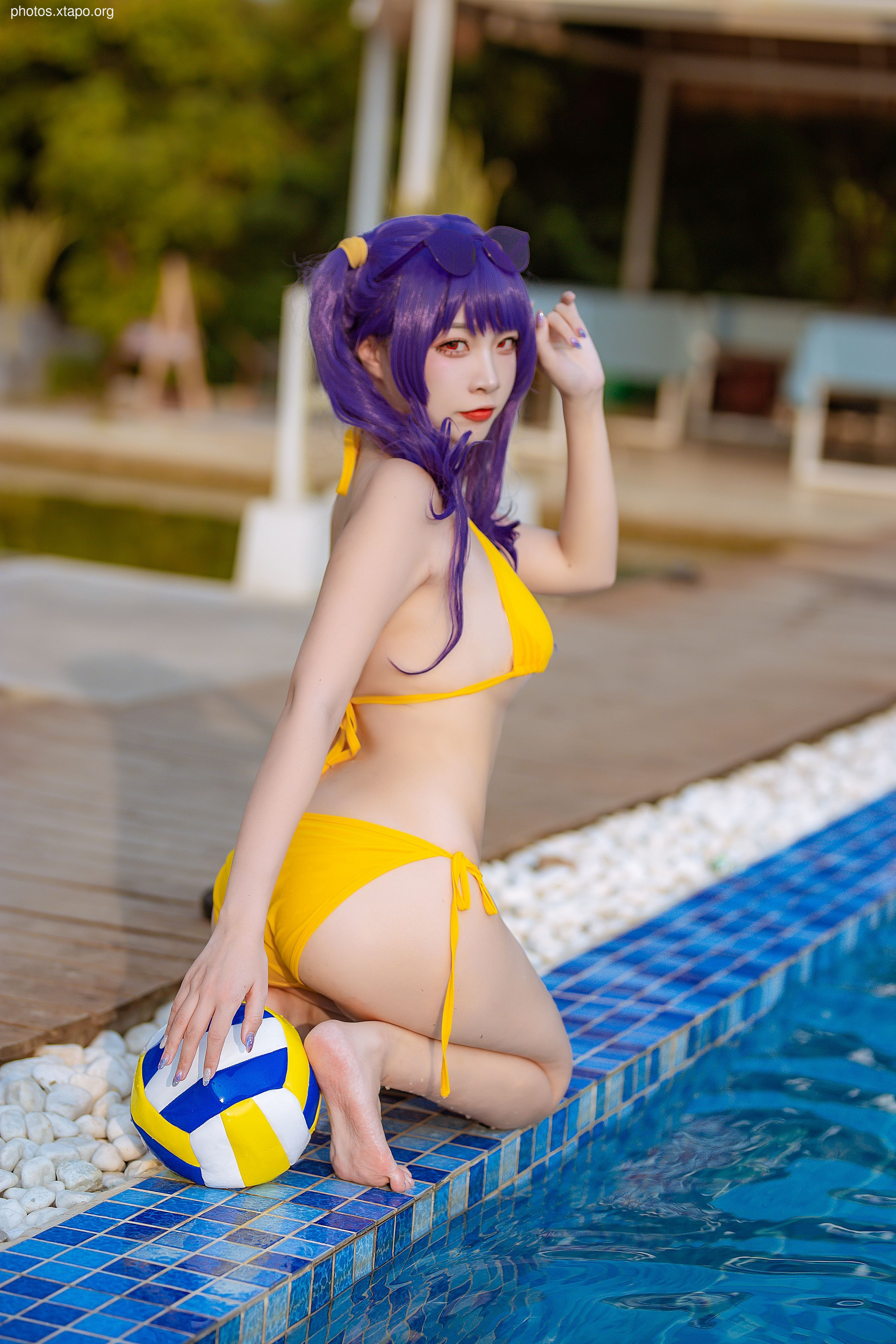 Erzuo Nisa Blue Bora Swimsuit 20p-364MB