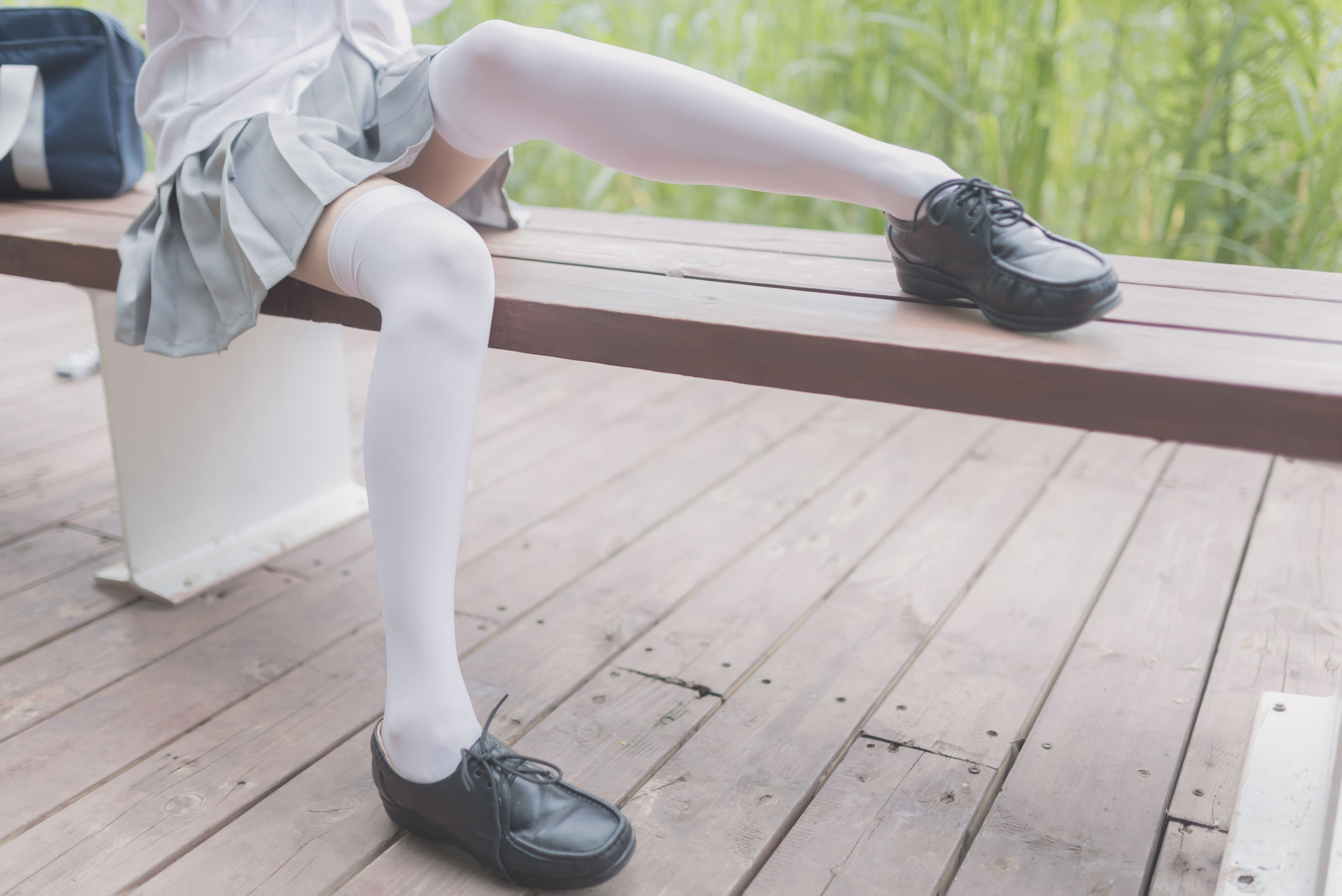 Field of Wind No.144 JK girls outdoor extreme temptation