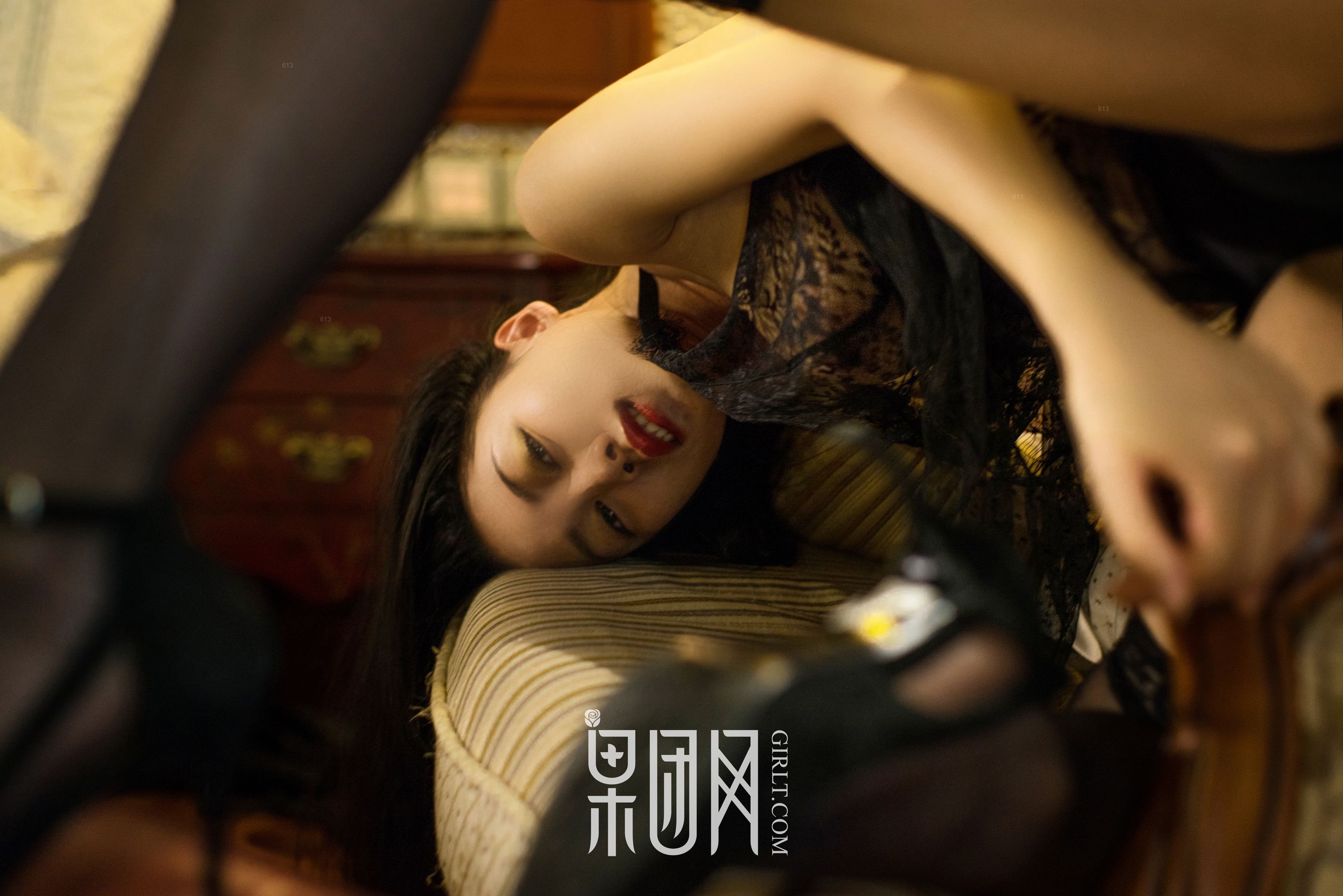 Emily Black Silk Wrap, Oriental Beauty Blooms Tonight Fruit Group Girlt No.071