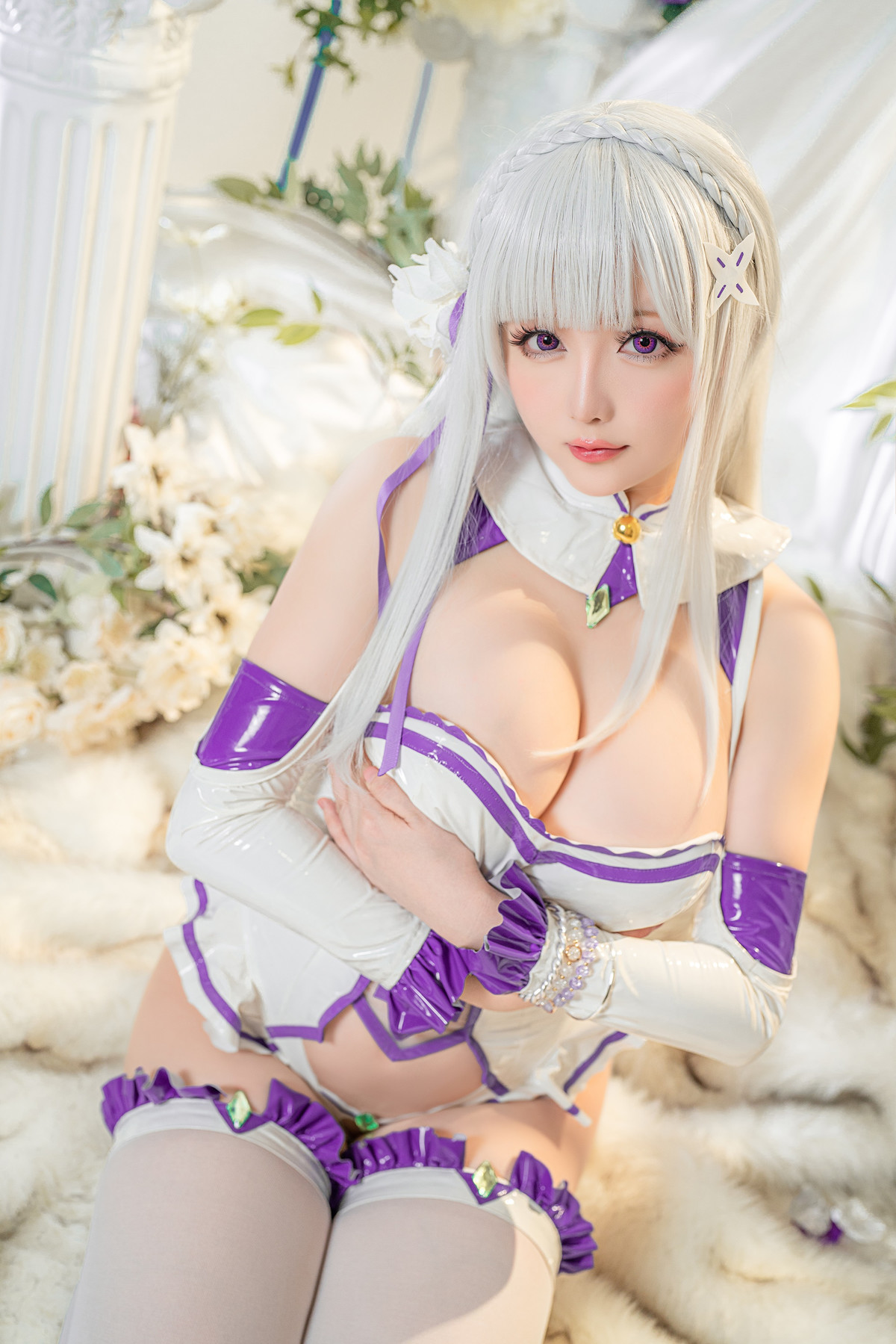 Hoshilily Miss Star Chichi Cosplay Emilia