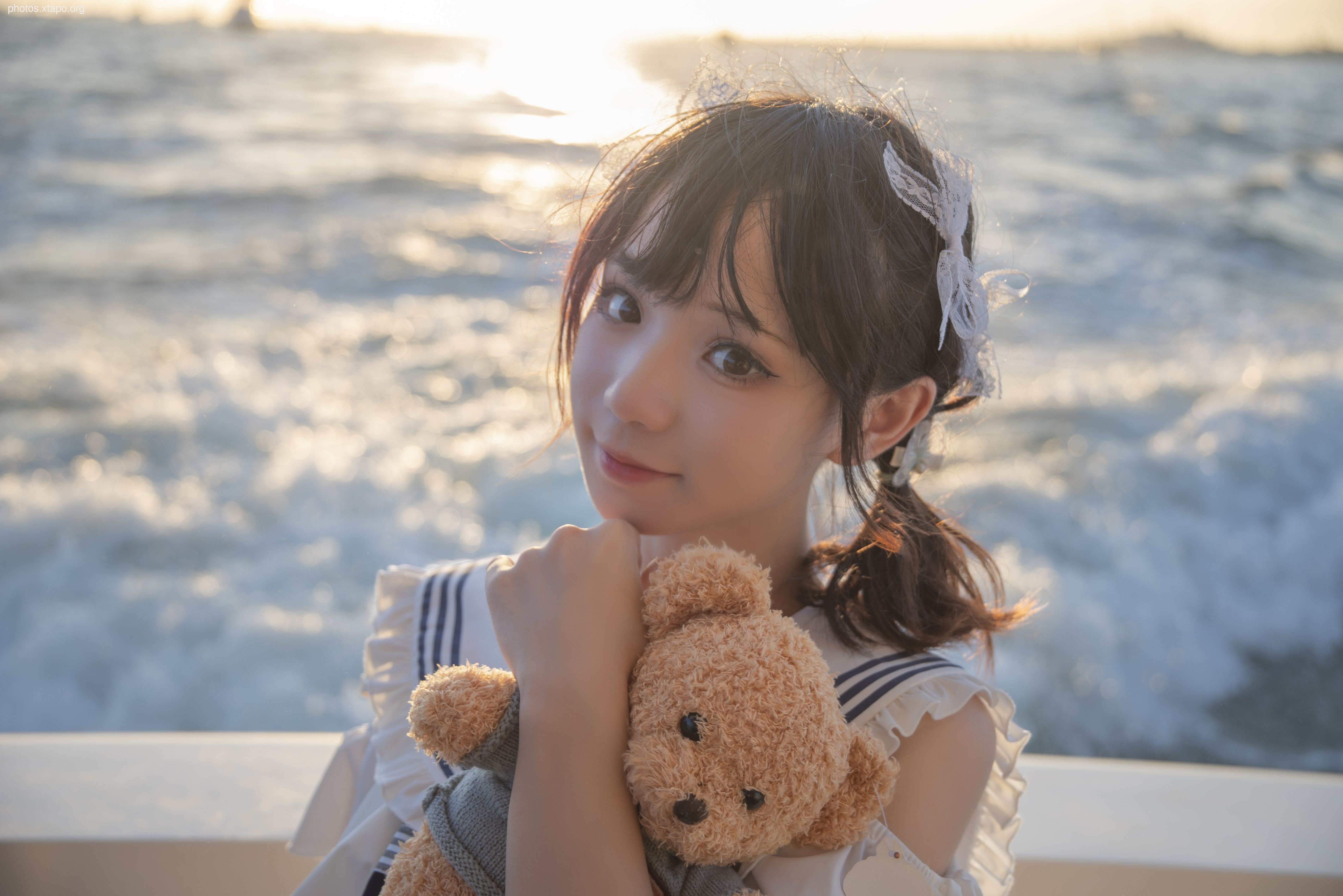 Huayi Hana -Sanya Bear Navy Wind Swimsuit 12P -153MB