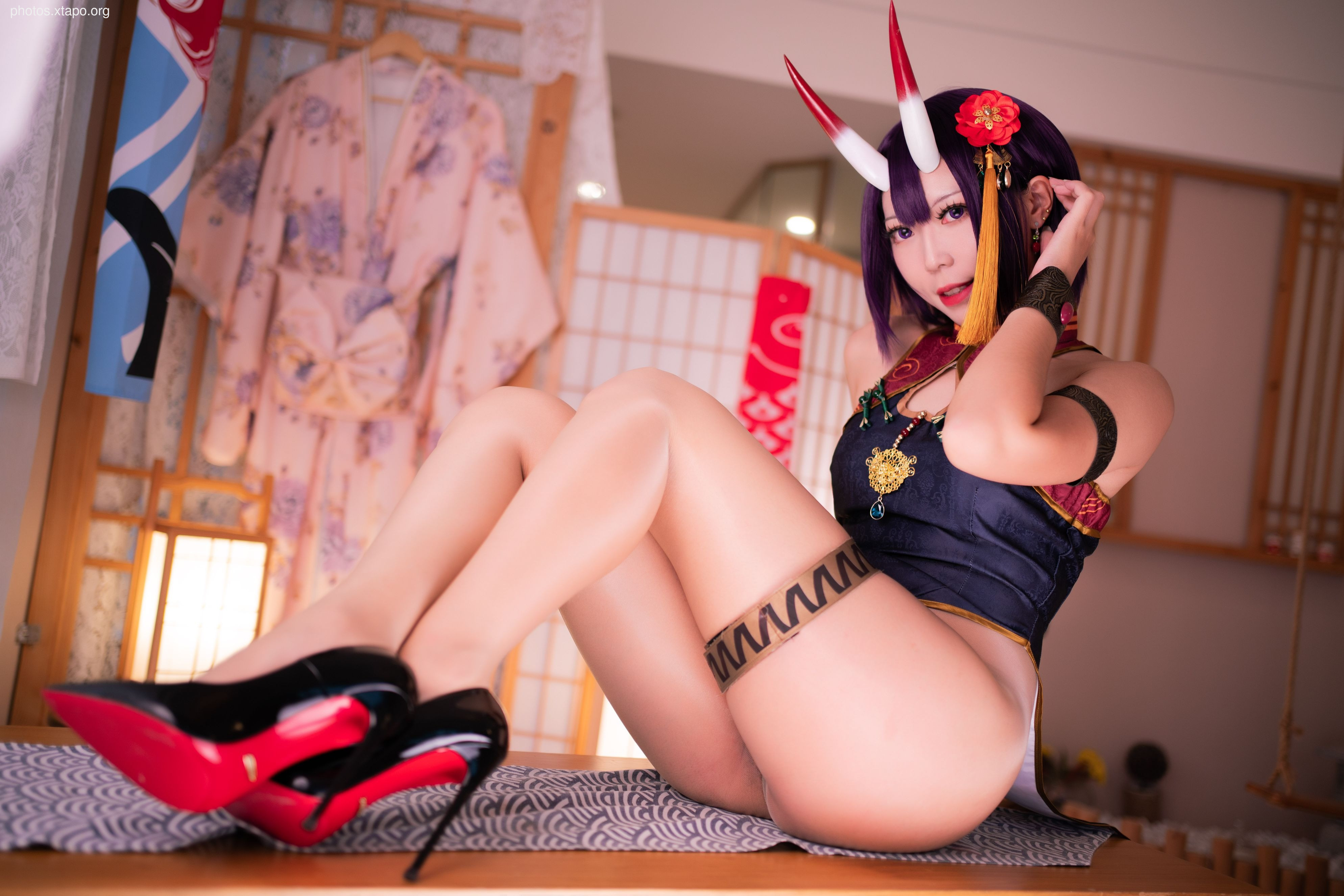 Money cold wine swallow high waist cheongsam 66P1V-5.16GB