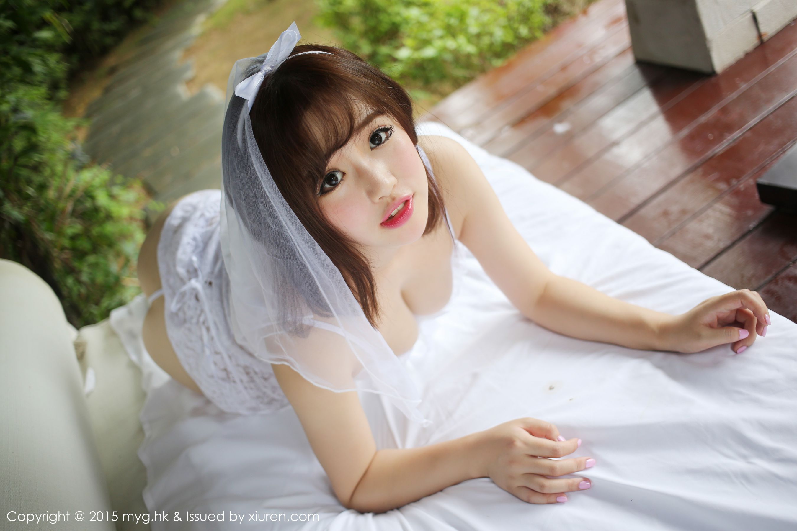 Xu Cake White Wedding Series Miyuan Pavilion Mygirl VOL.165