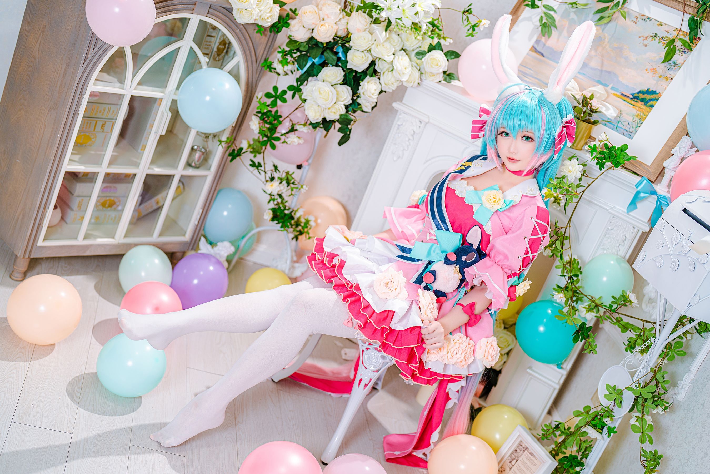 Welfare COS Miss Coser Sister Star Zhi Zhi Zhi -Valentine's Day Dream set group