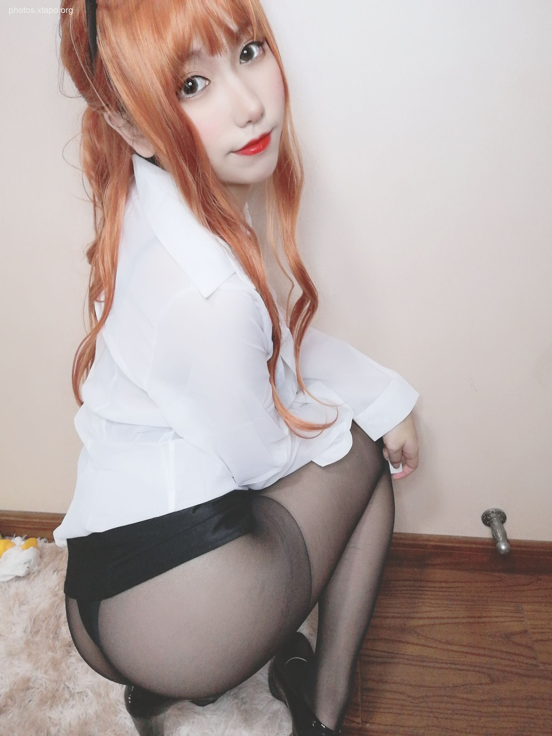 Taro Yuan Yuko-Black stockings female teacher 57P14V