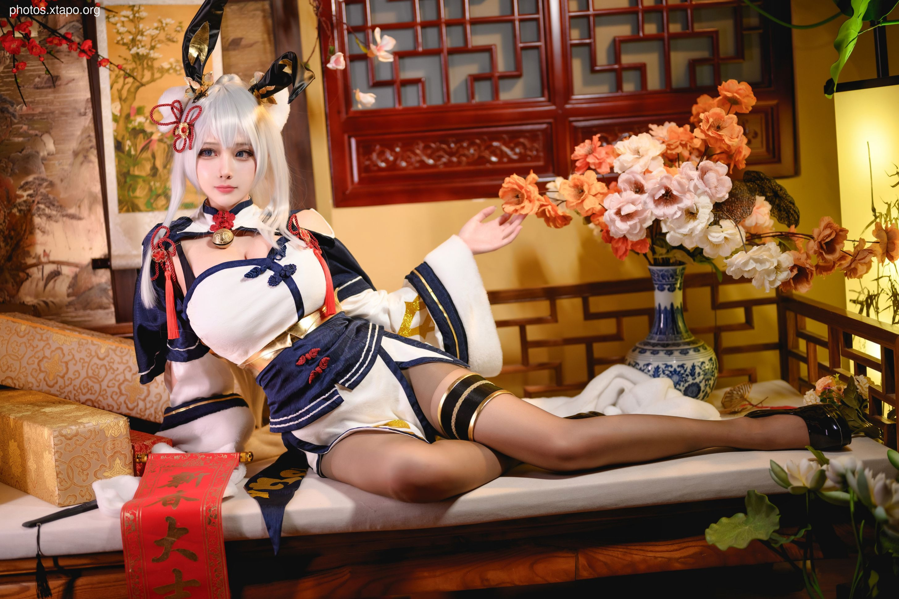 Gezi sauce cheongsam rabbit 21P-315MB