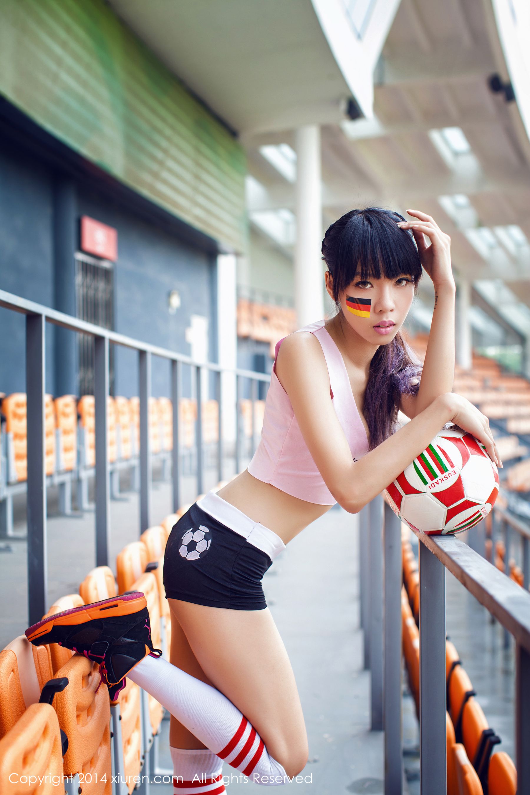 2014 Brazil World Cup Football Baby Collection Xiuren No.159