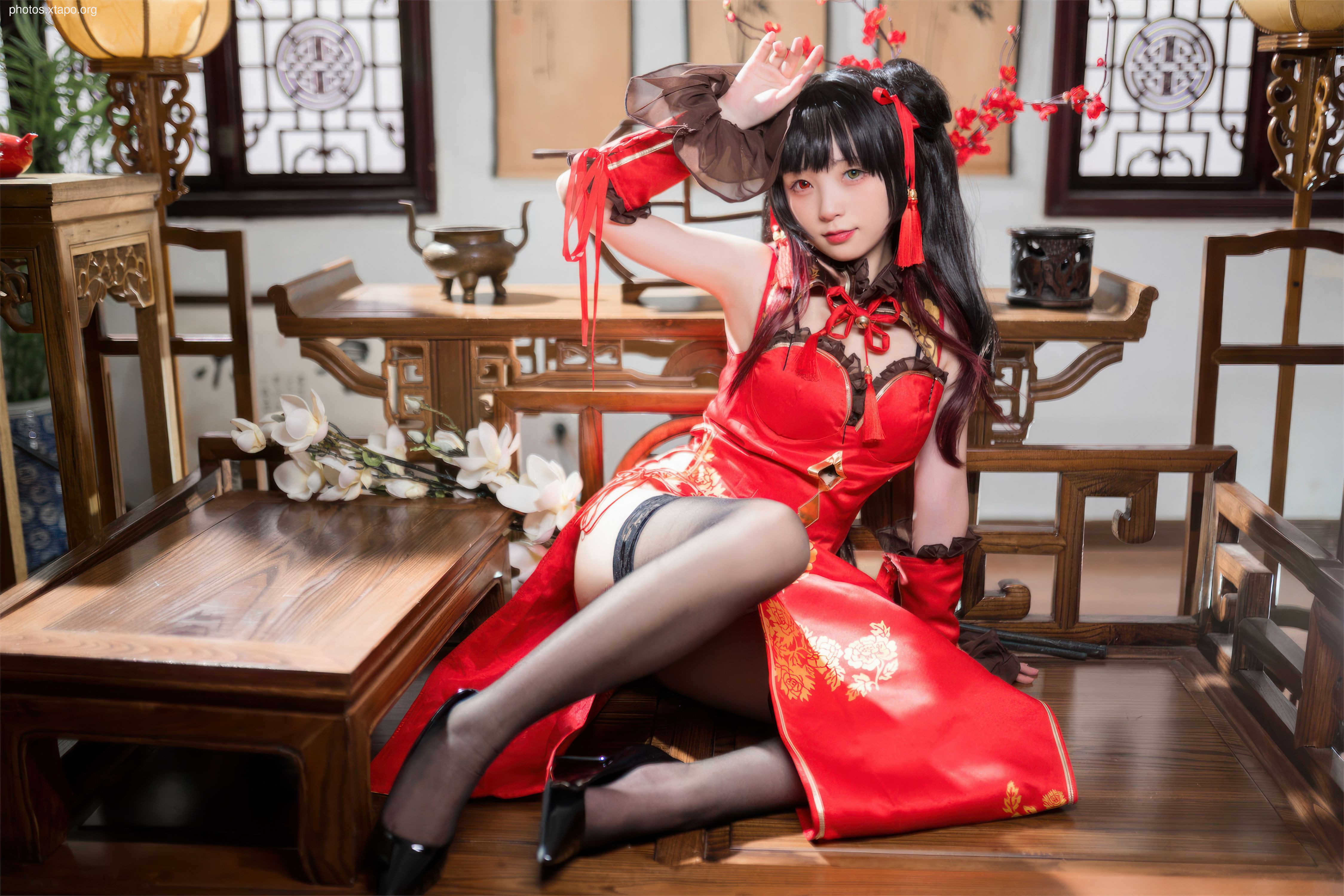 Flower Bell Tokisaki Kurumi Cheongsam 66P