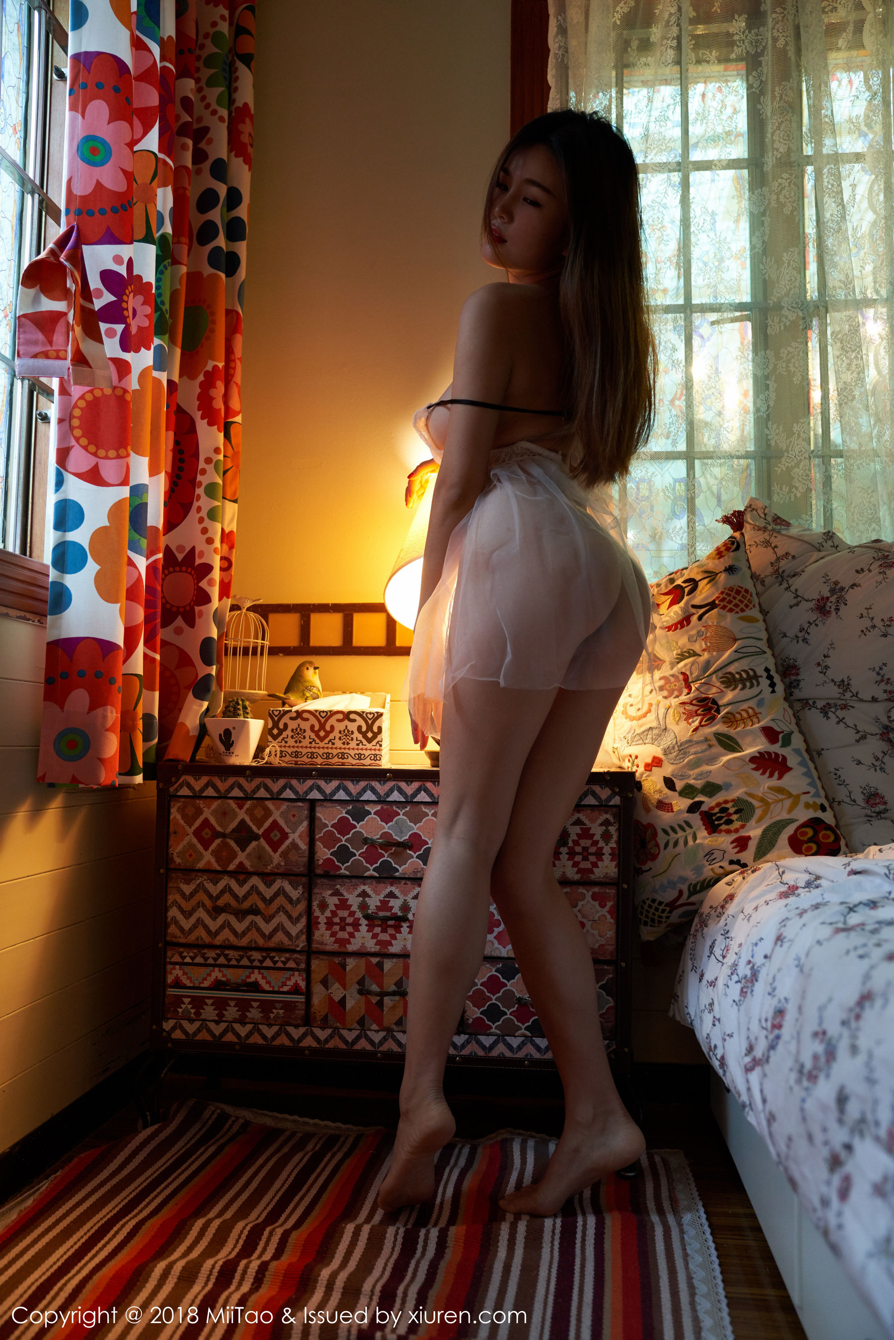 Lucy Lucy Semi -transparent sexy pajamas and benefits Miitao Vol.097