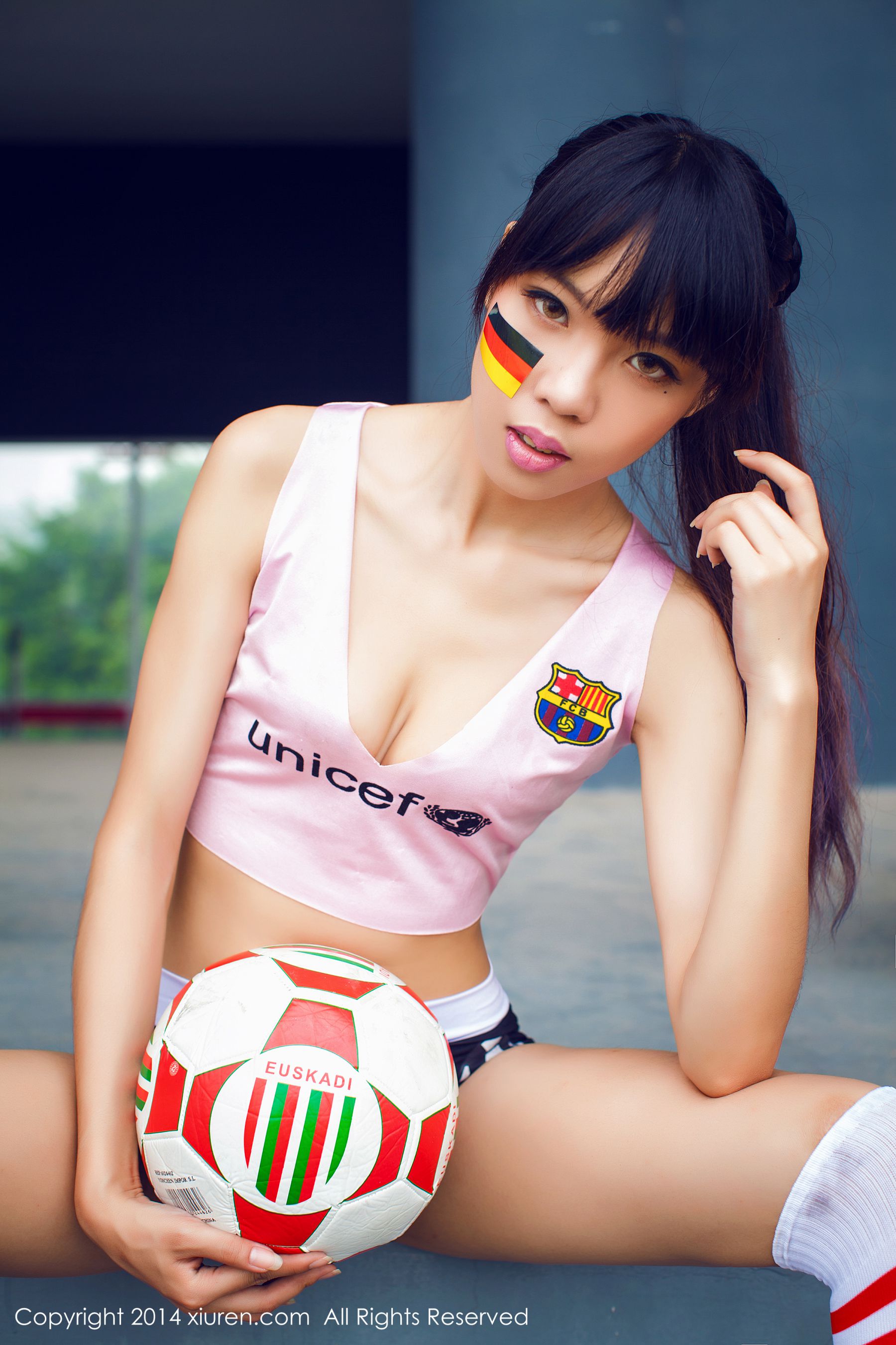 2014 Brazil World Cup Football Baby Collection Xiuren No.159