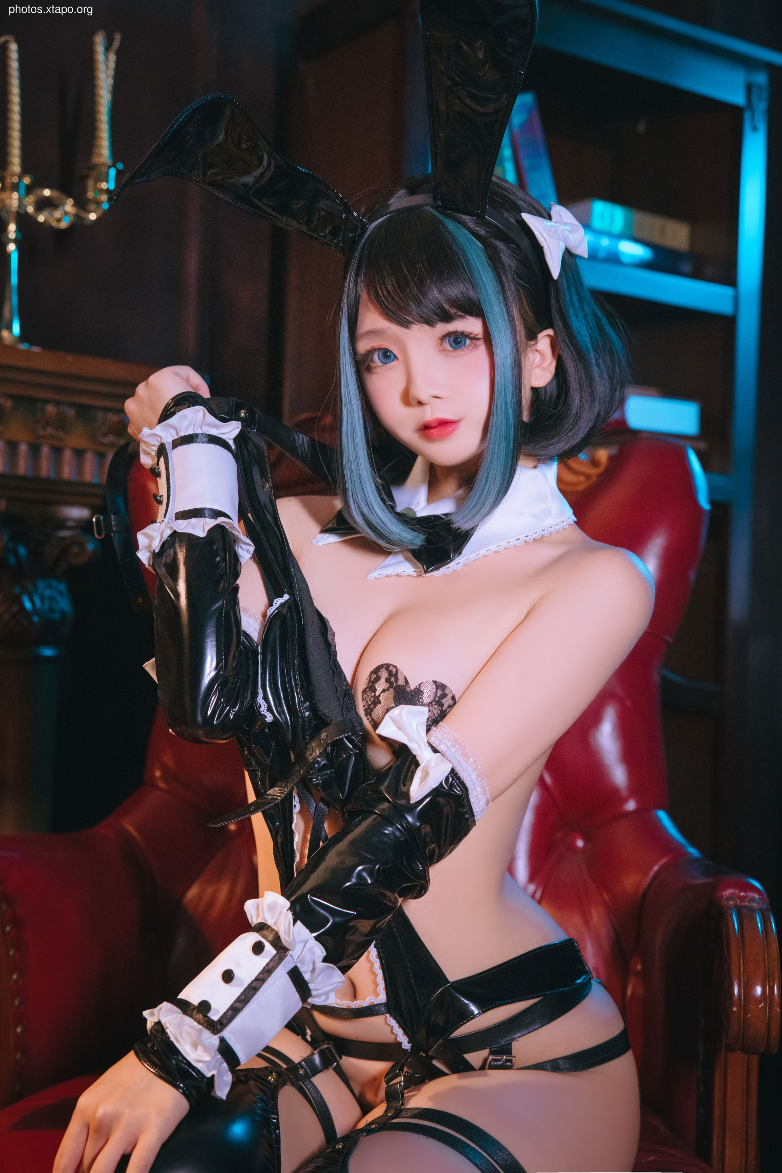 Renai Jiao Halloween Demon Leather Clothes 66P-1.39GB