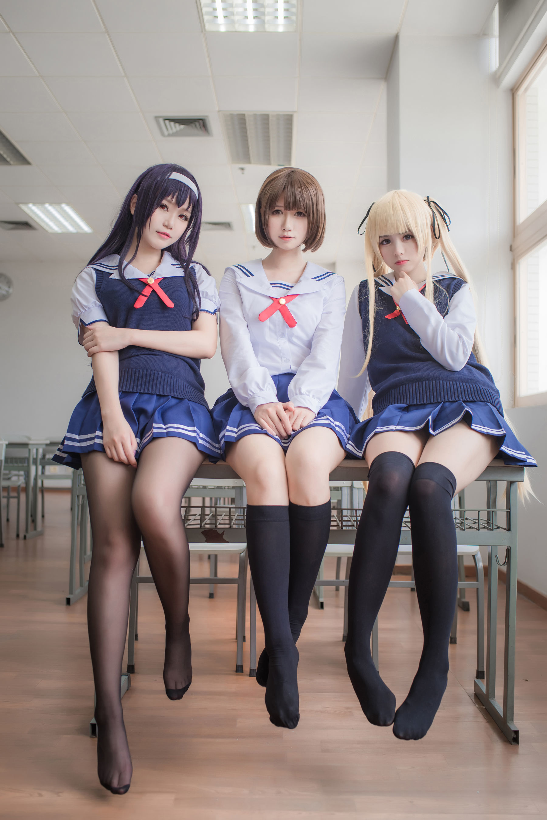 Loli cos Platinum Saki -School Uniform