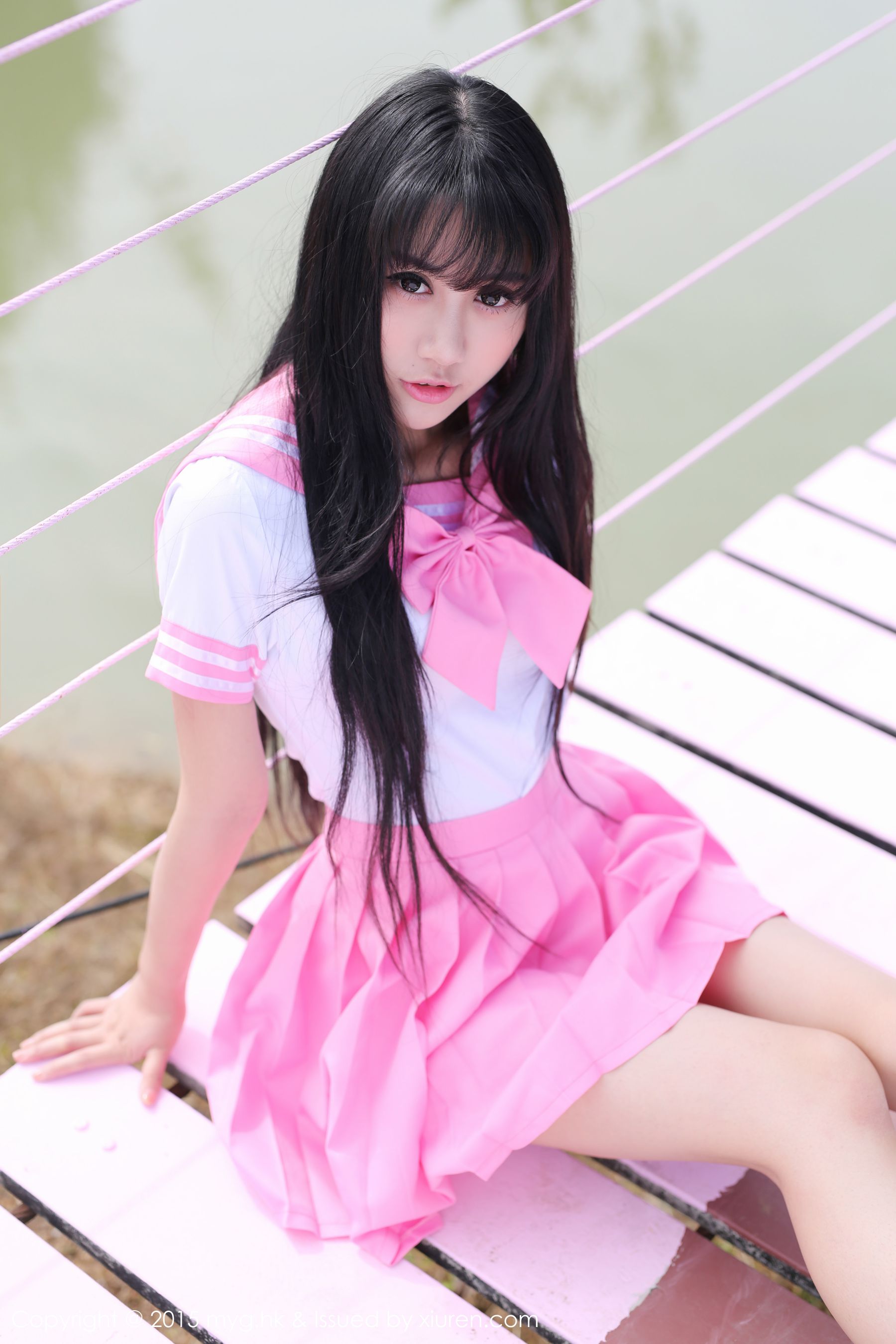 Yang Xiaoying's Pai County, Thailand school uniformhot pantsunderwear Meiyuan Pavilion Mygirl VOL.099