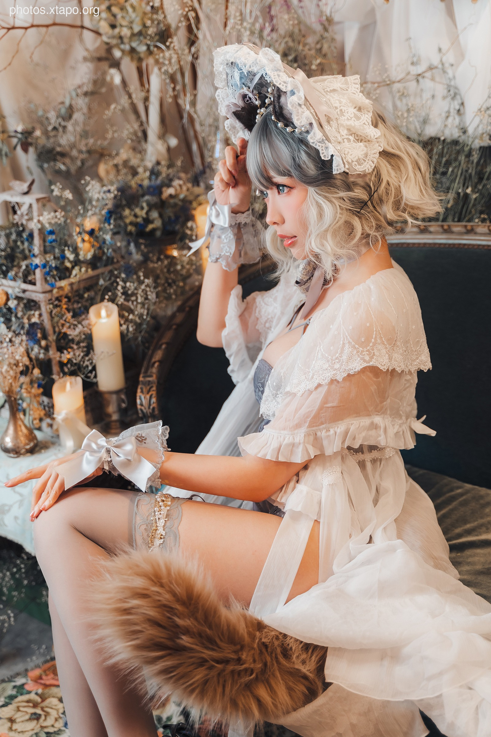 Elyee -Agdoll cat doll puppet cat girl figure