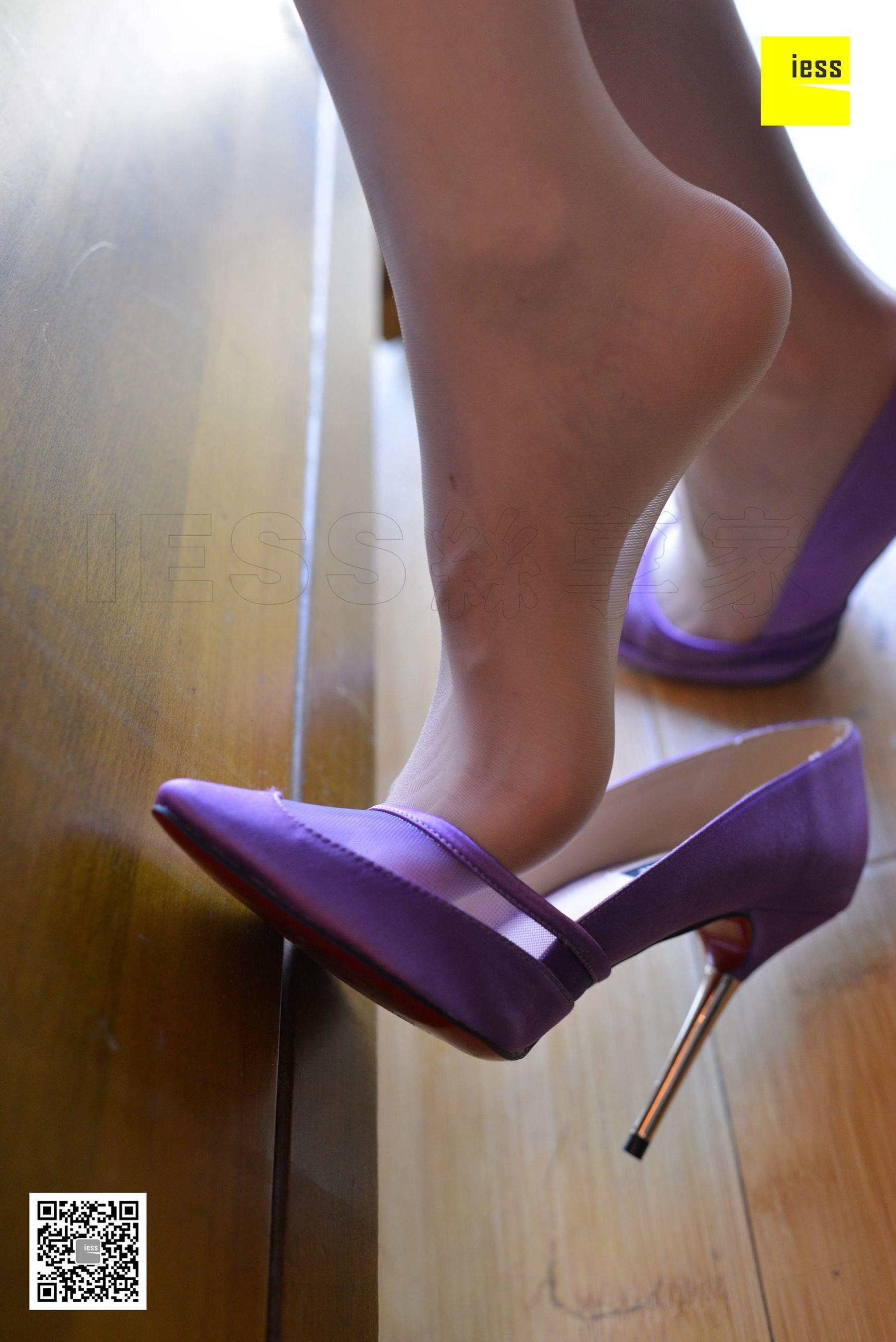 Silk House 124 Anonymous Invincible purple perspective high heels IESS Thoughts and Fun