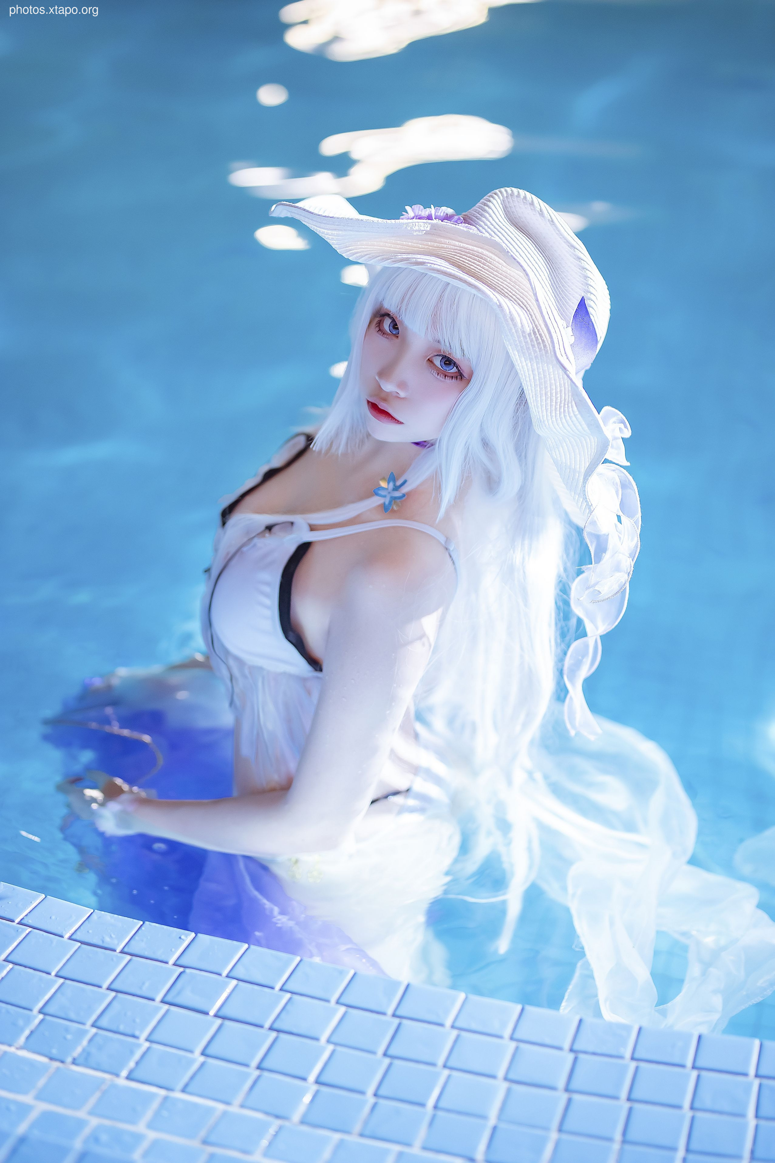 Erzuo Nisa Blue Right Swimsuit 39P-430MB