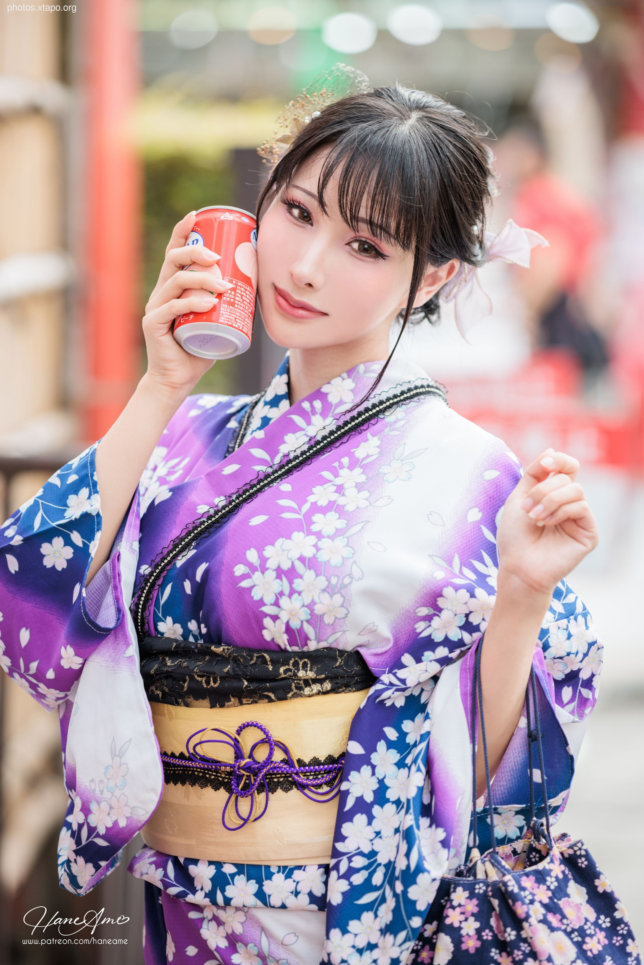 Violet summer yukata