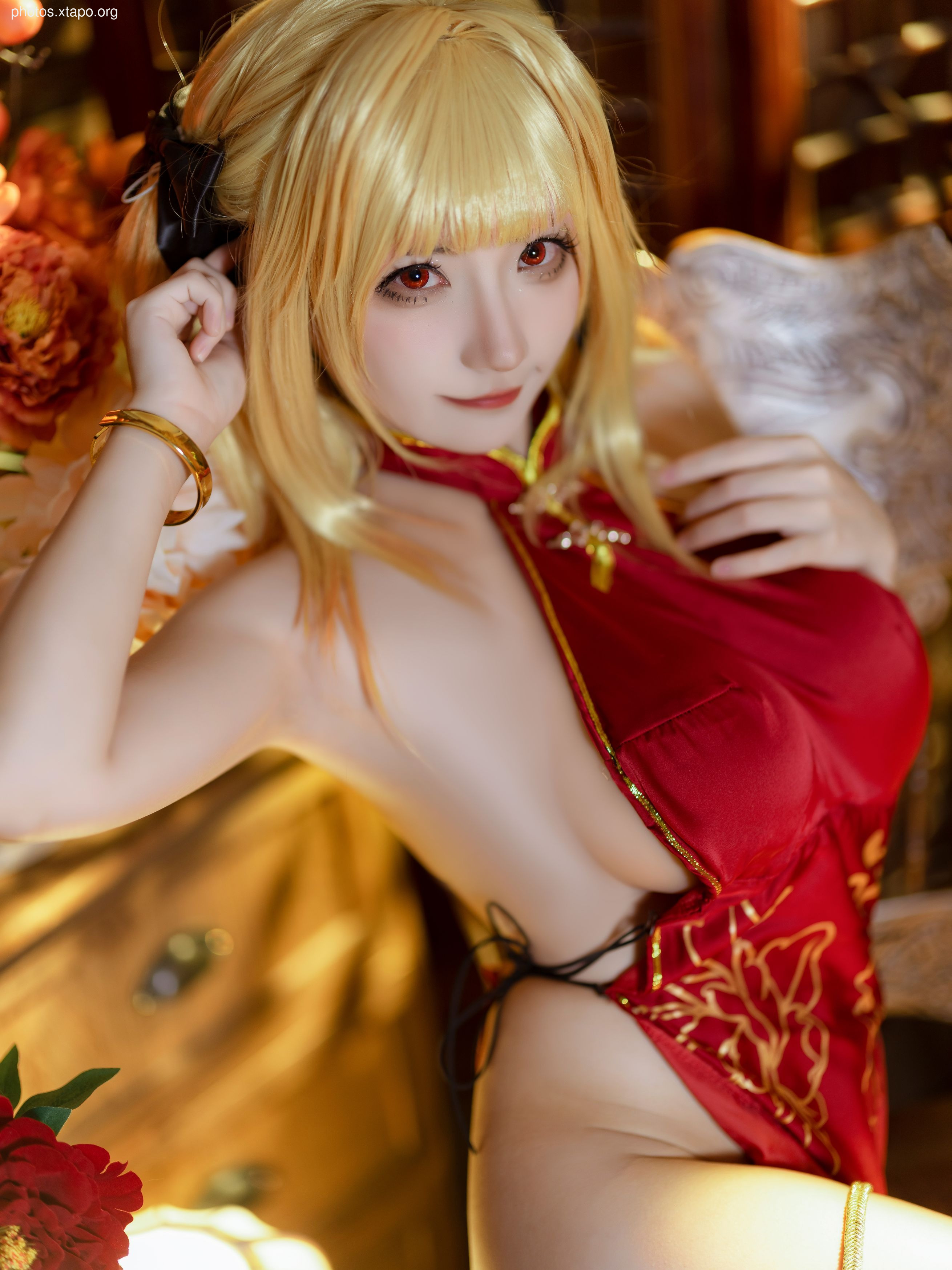 It is not the worlds W mercenary gold hair cheongsam 54P-3.46GB