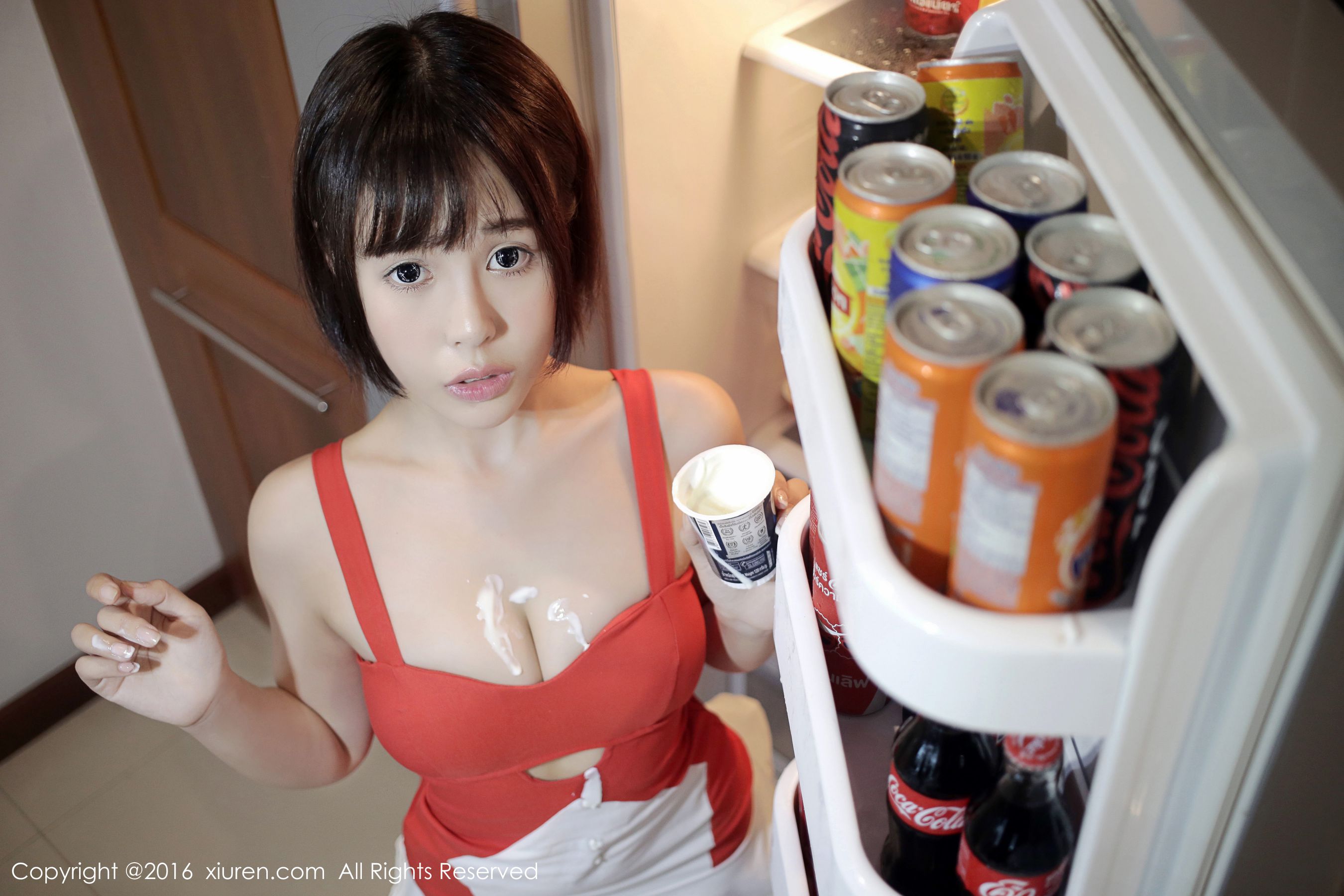 Evelyn Elli Little Red Skirt Xiuren Xiiren No.665