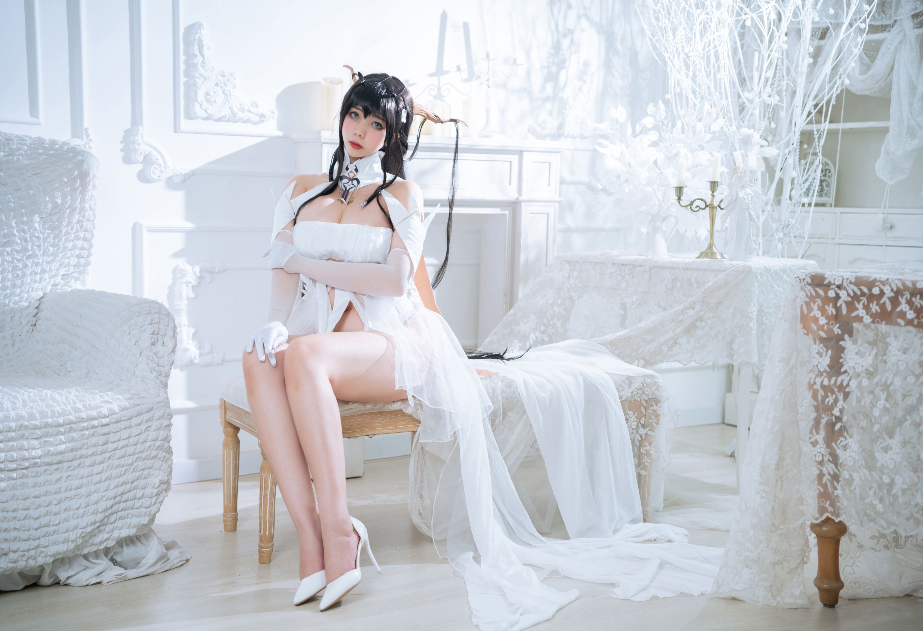 Charm Hitomi Meroko 001 Blue Line Real Estate 53P-486MB