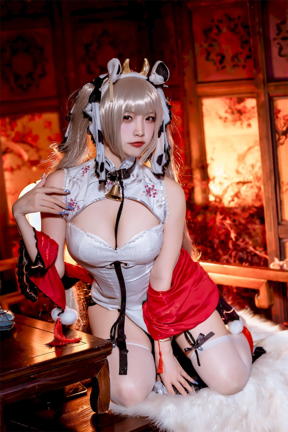 Cosplay Nisa Azur Lane Awesome Cheongsam