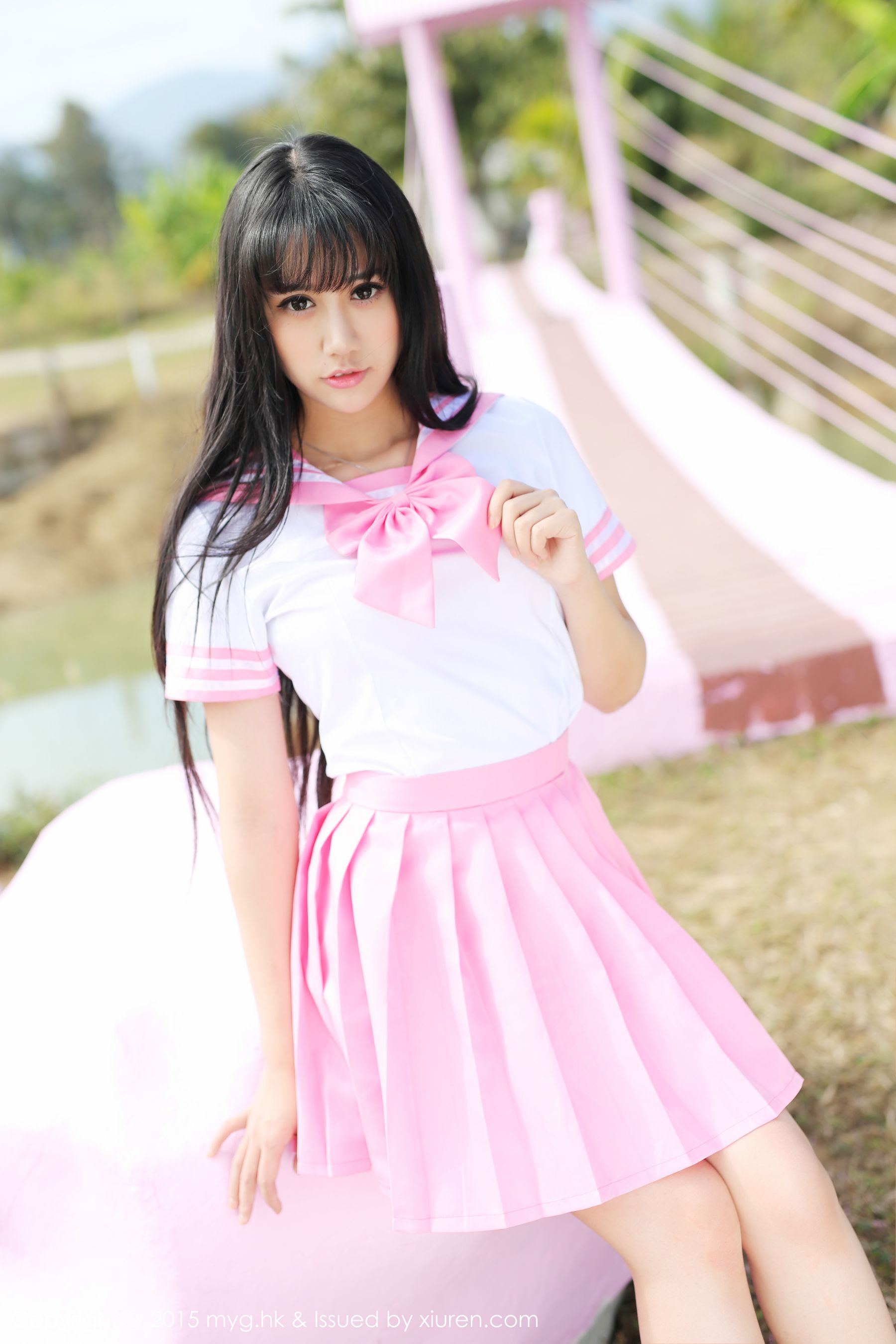 Yang Xiaoying's Pai County, Thailand school uniformhot pantsunderwear Meiyuan Pavilion Mygirl VOL.099