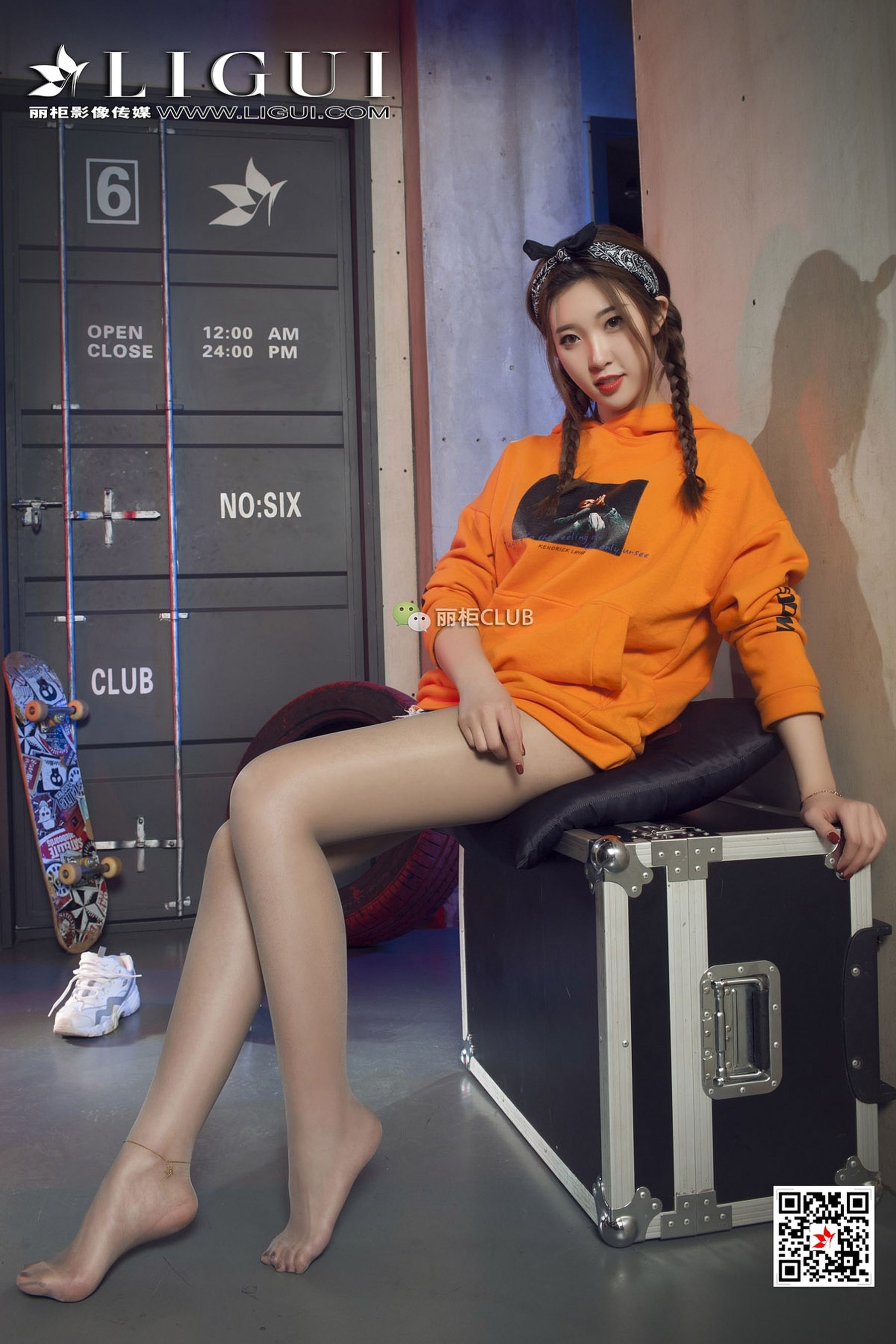 Leg Model Xiaoxiao Sports Wind Stockings Girl Ligui