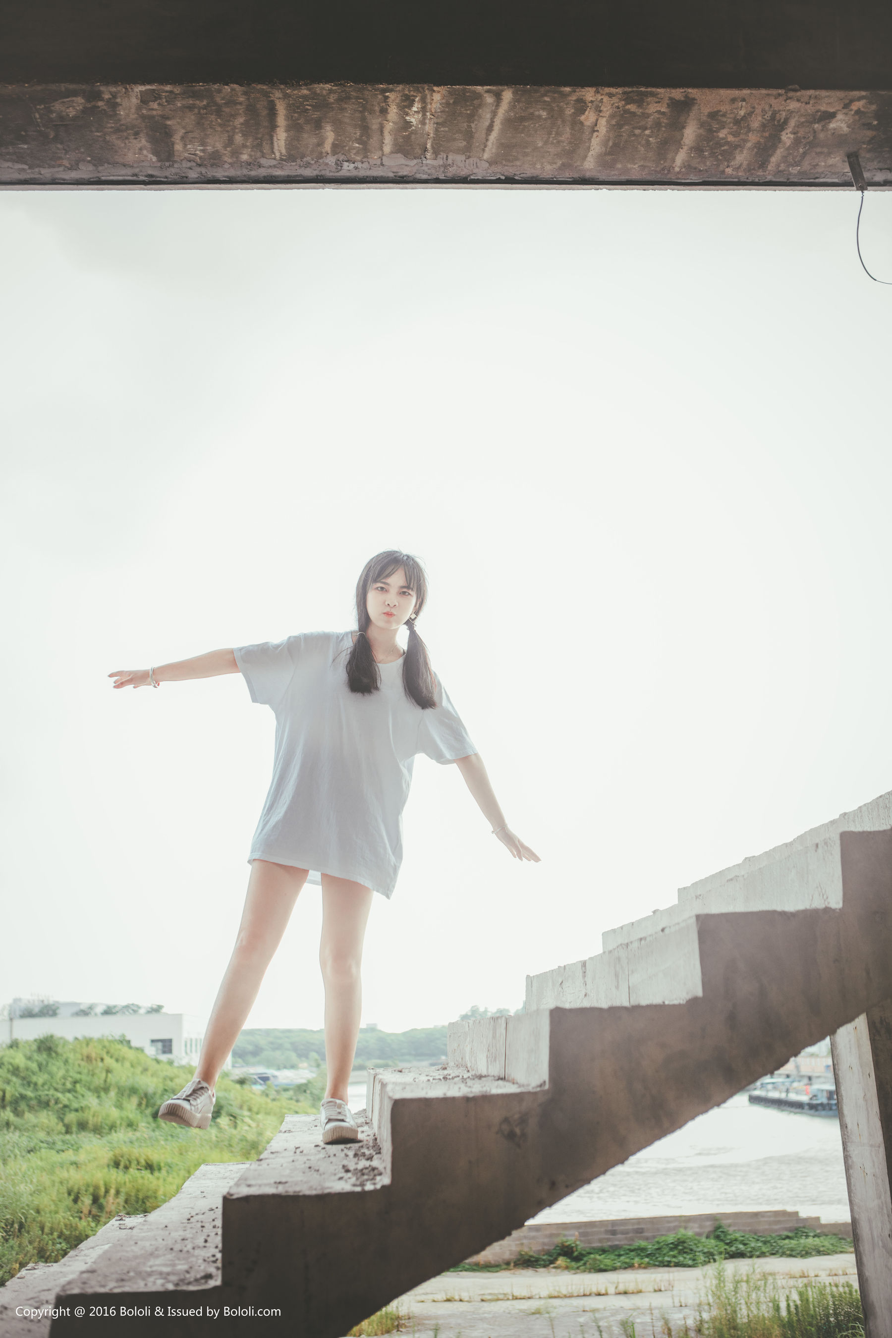 Super fierce Nuo Japanese Double Ponytail Girl Kimoe Que Meng Culture Kim020