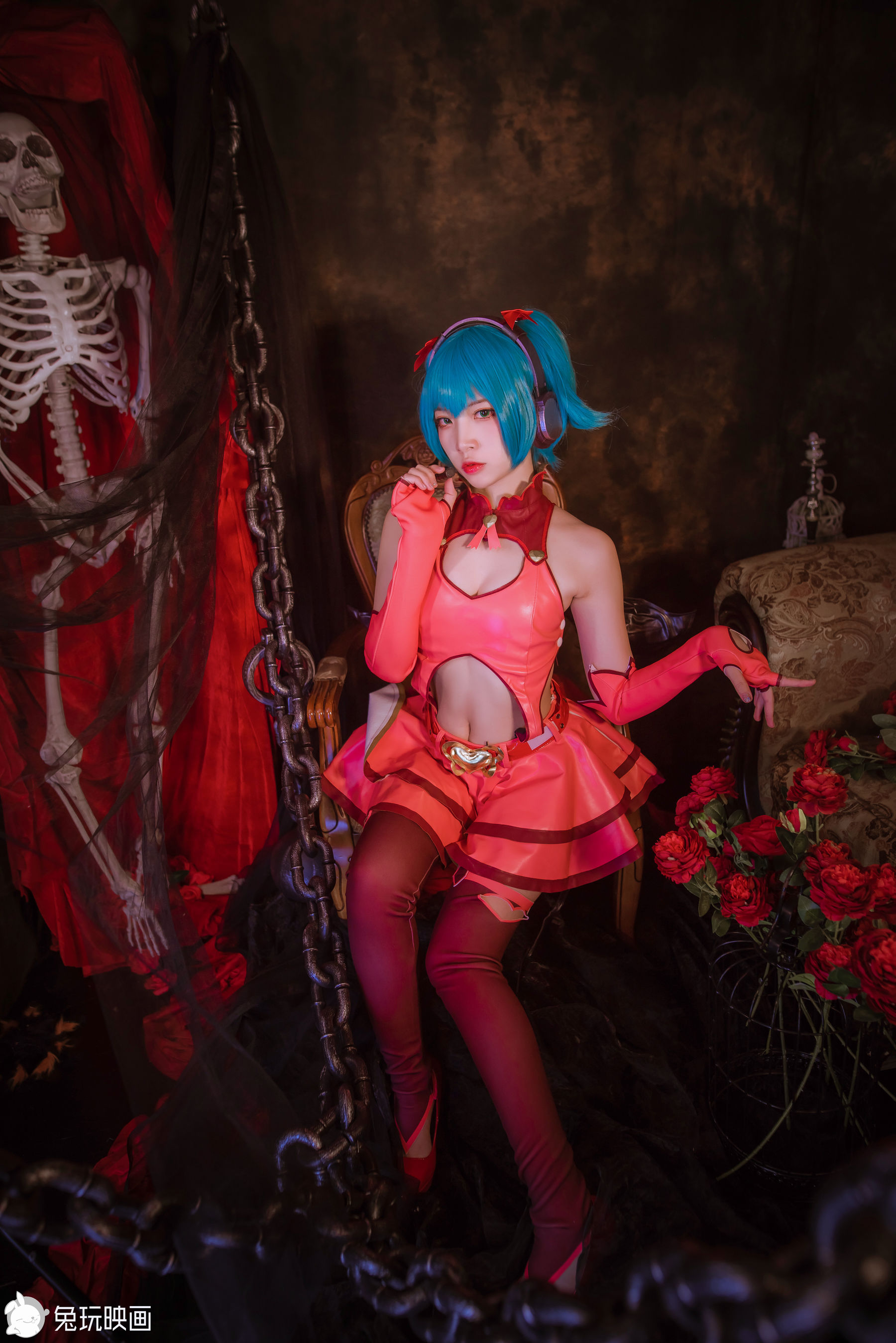 Rabbit Playing Paintings -Chong Little Demon