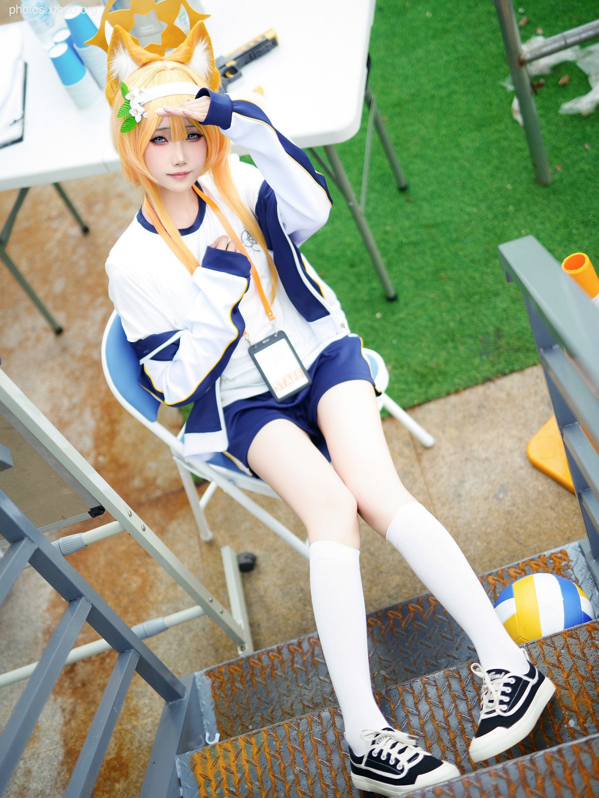 Mother Blue Archive -Iluo マ リ ー (Gymnastics) Cosplay Vol.02