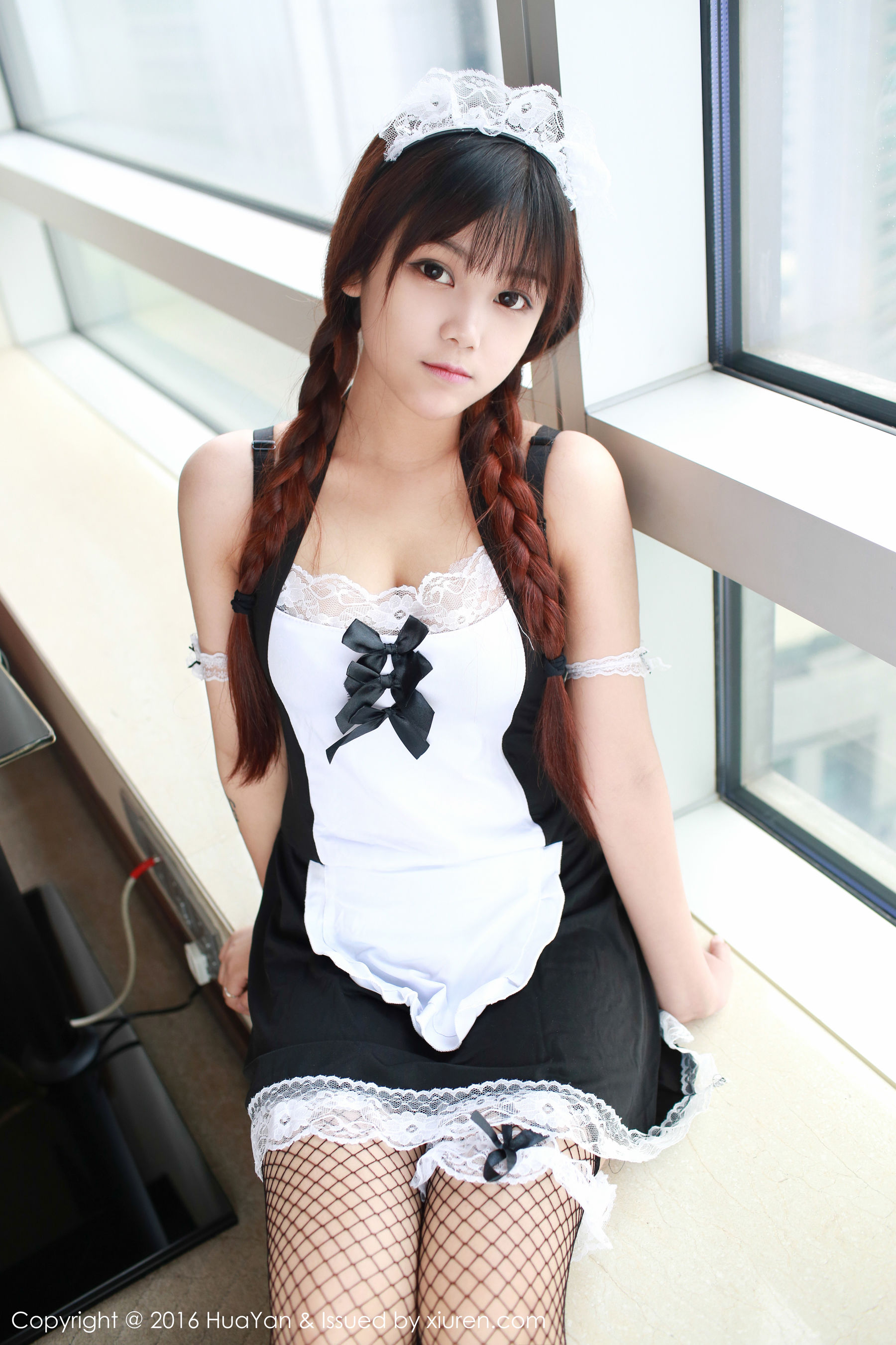 Model Xiaoyue Er's Green Little Girl, Little Fresh Series Hua Yan Huayan Vol.016