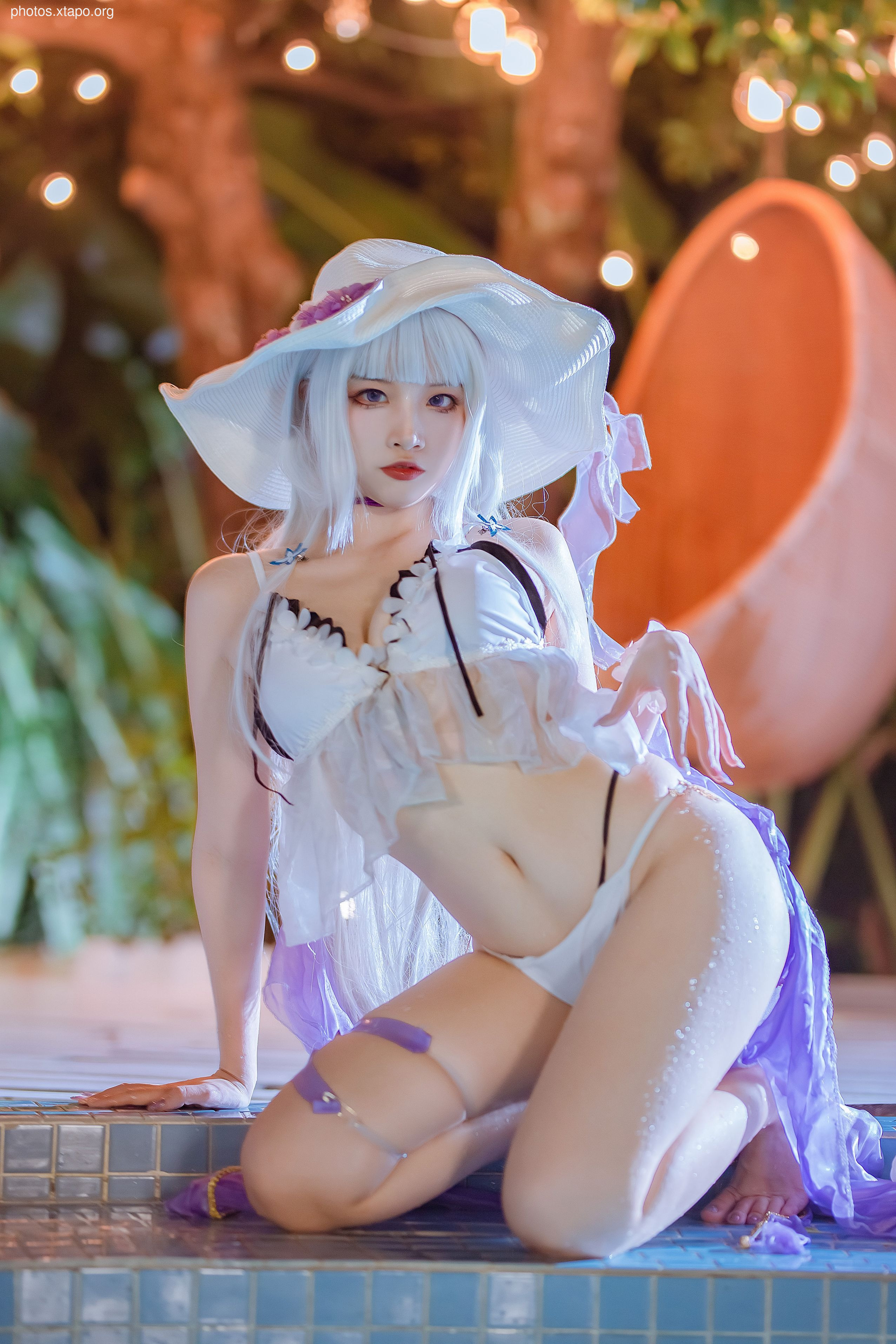 Erzuo Nisa Blue Right Swimsuit 39P-430MB