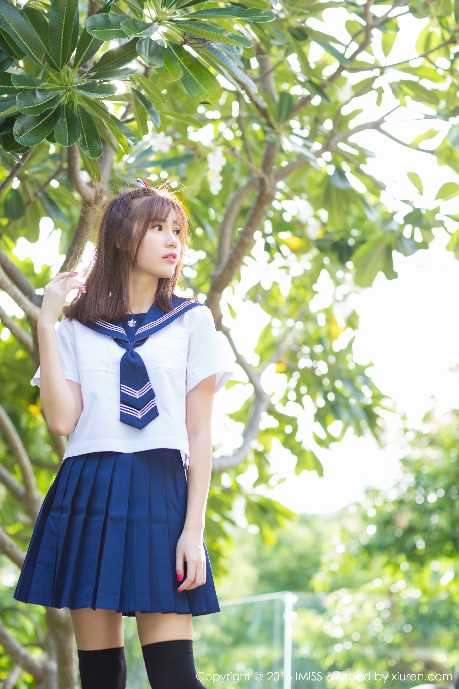 Sandy Chen Tianyang Pure School Uniform SeriesSexy Bikini Aimi Club Imiss Vol.134