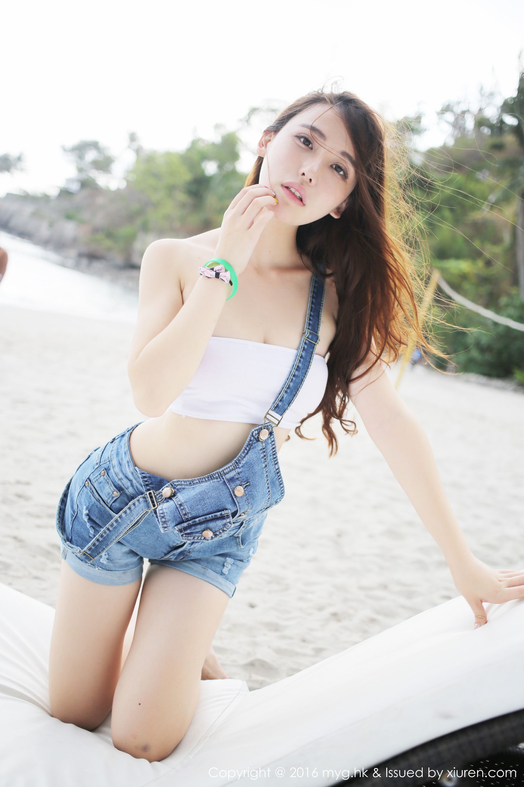 Xiongyu BOBO Longmu Island Travel Beach Beauty Fresh Series Miyuan Pavilion Mygirl VOL.191