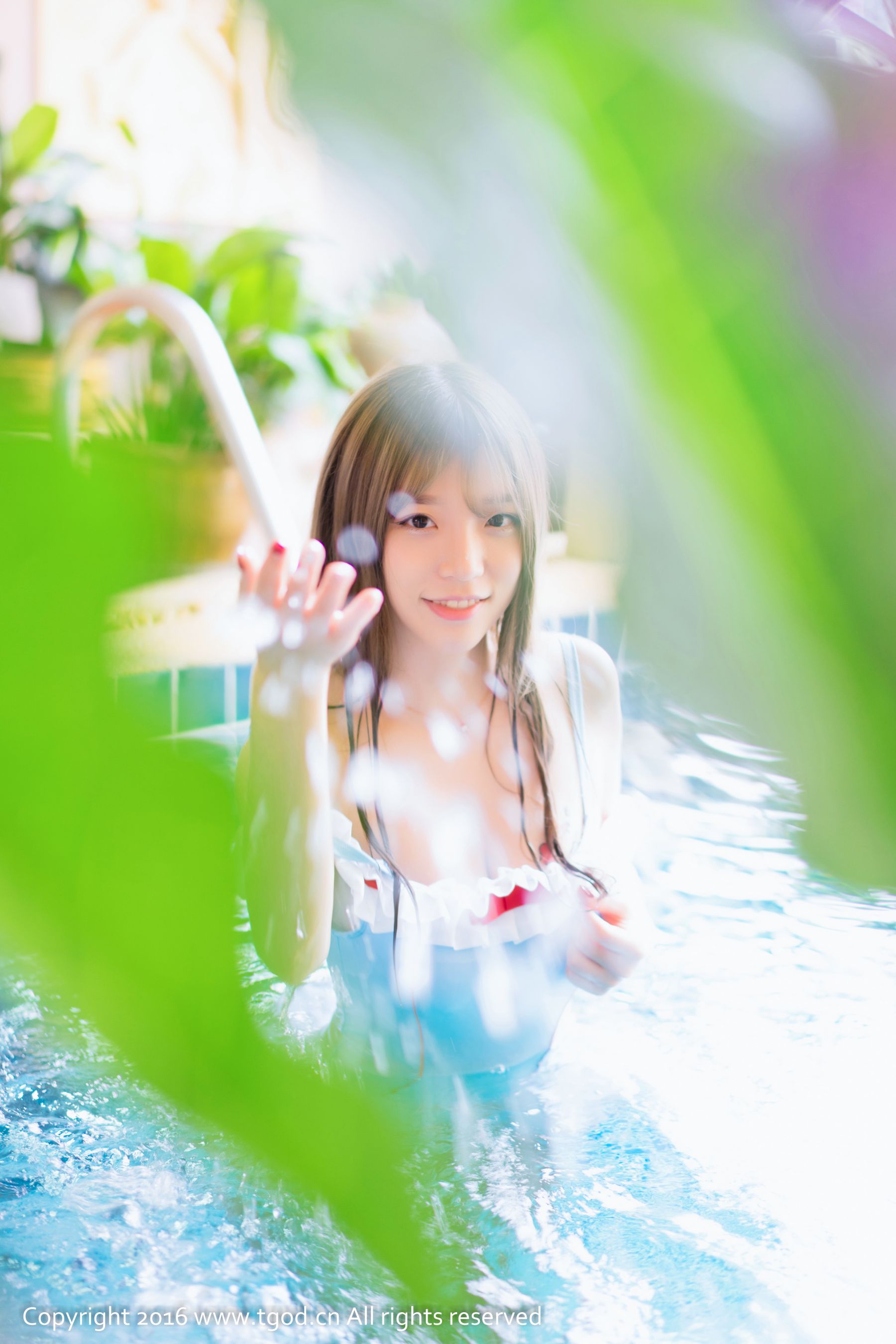 Cheng Tongyan's Samui Island Travel is beautiful, fresh and beautiful girl Push Goddess/You Mihui