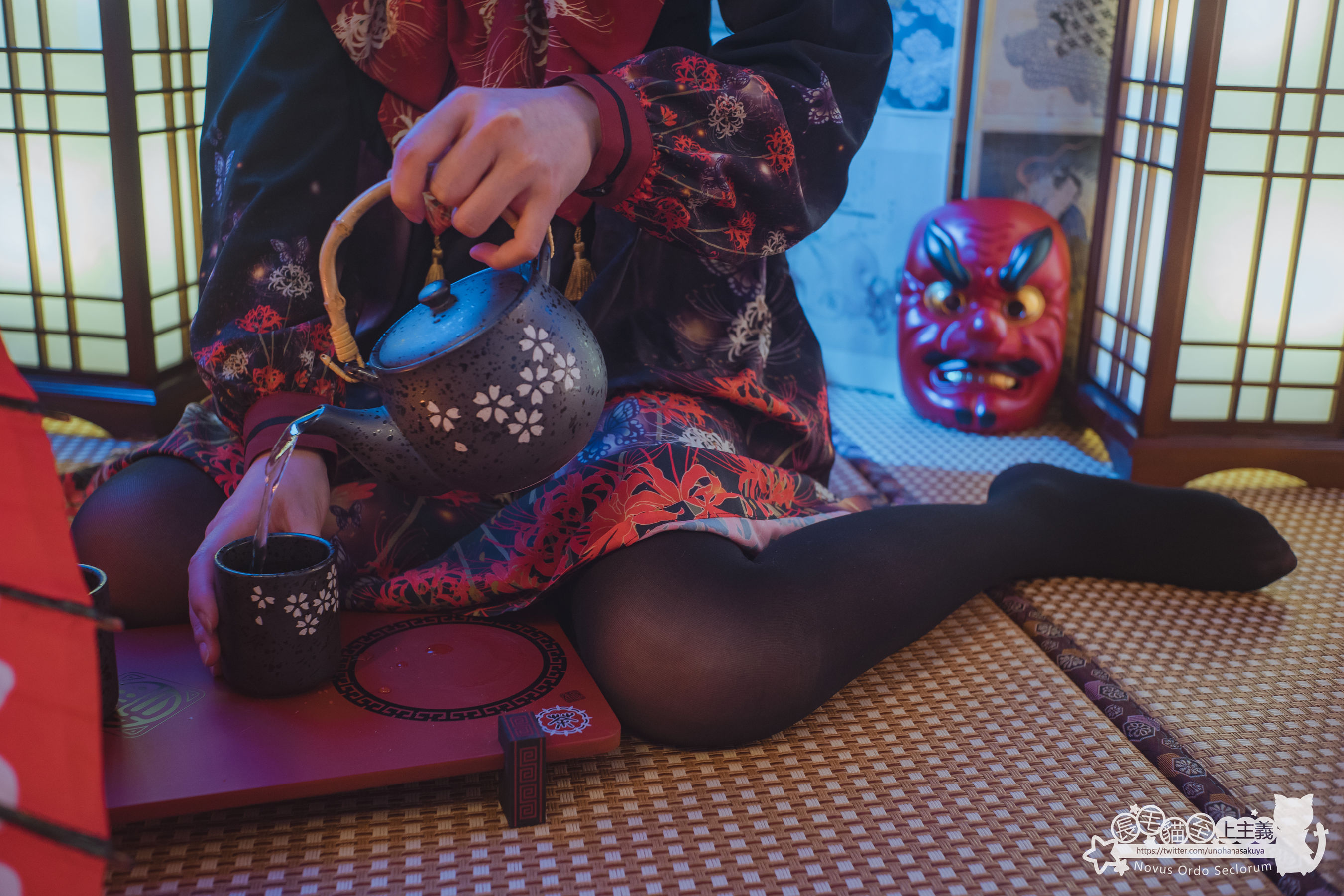 Welfare COS Waiser Kagiki Rin Rin Rin Josei -On the night when cluster amaryllis blooms